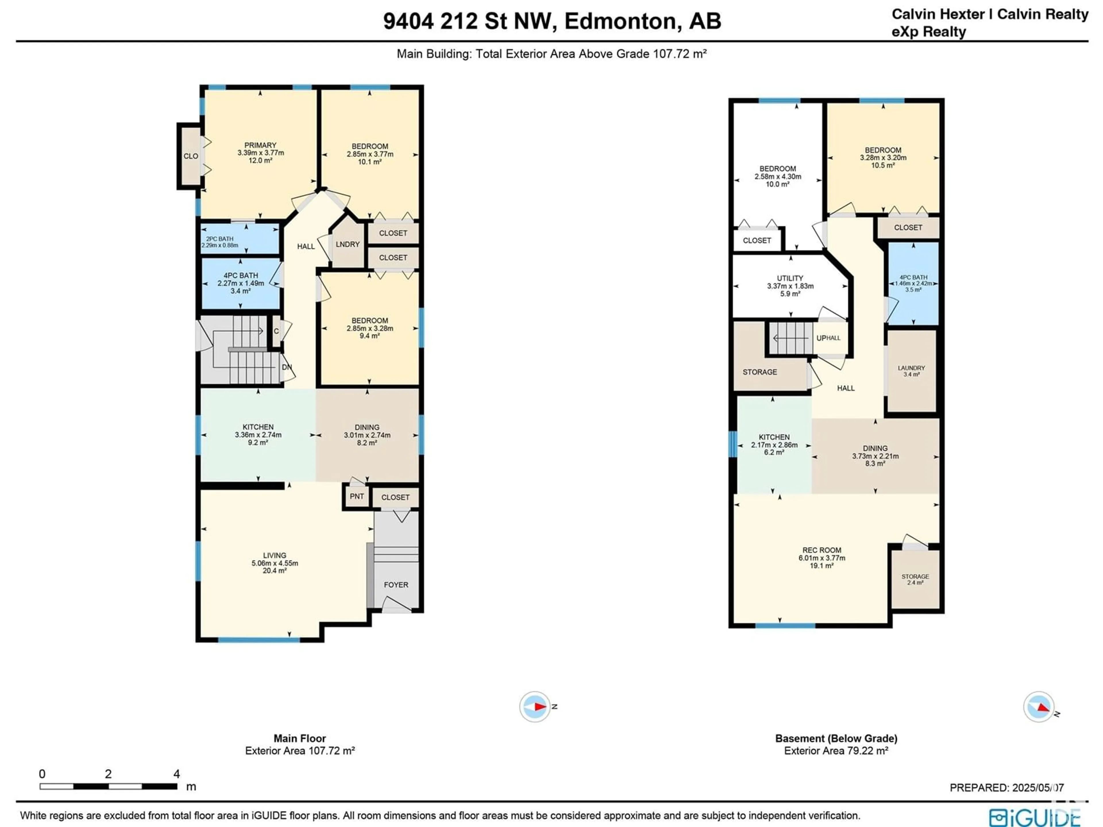 Floor plan for 9404 212 ST, Edmonton Alberta T5T5X8