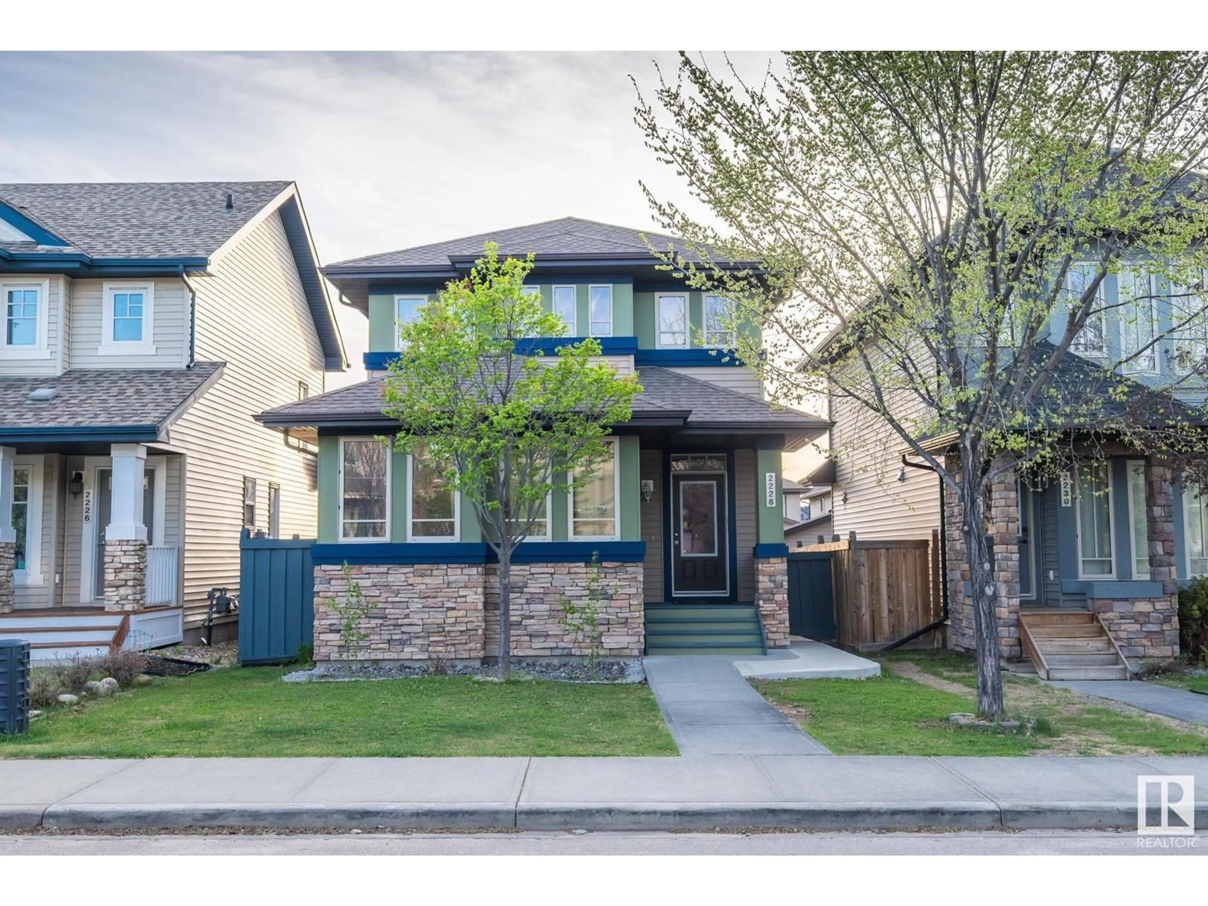 Home with brick exterior material, street for 2228 AUSTIN WY, Edmonton Alberta T6W0L2