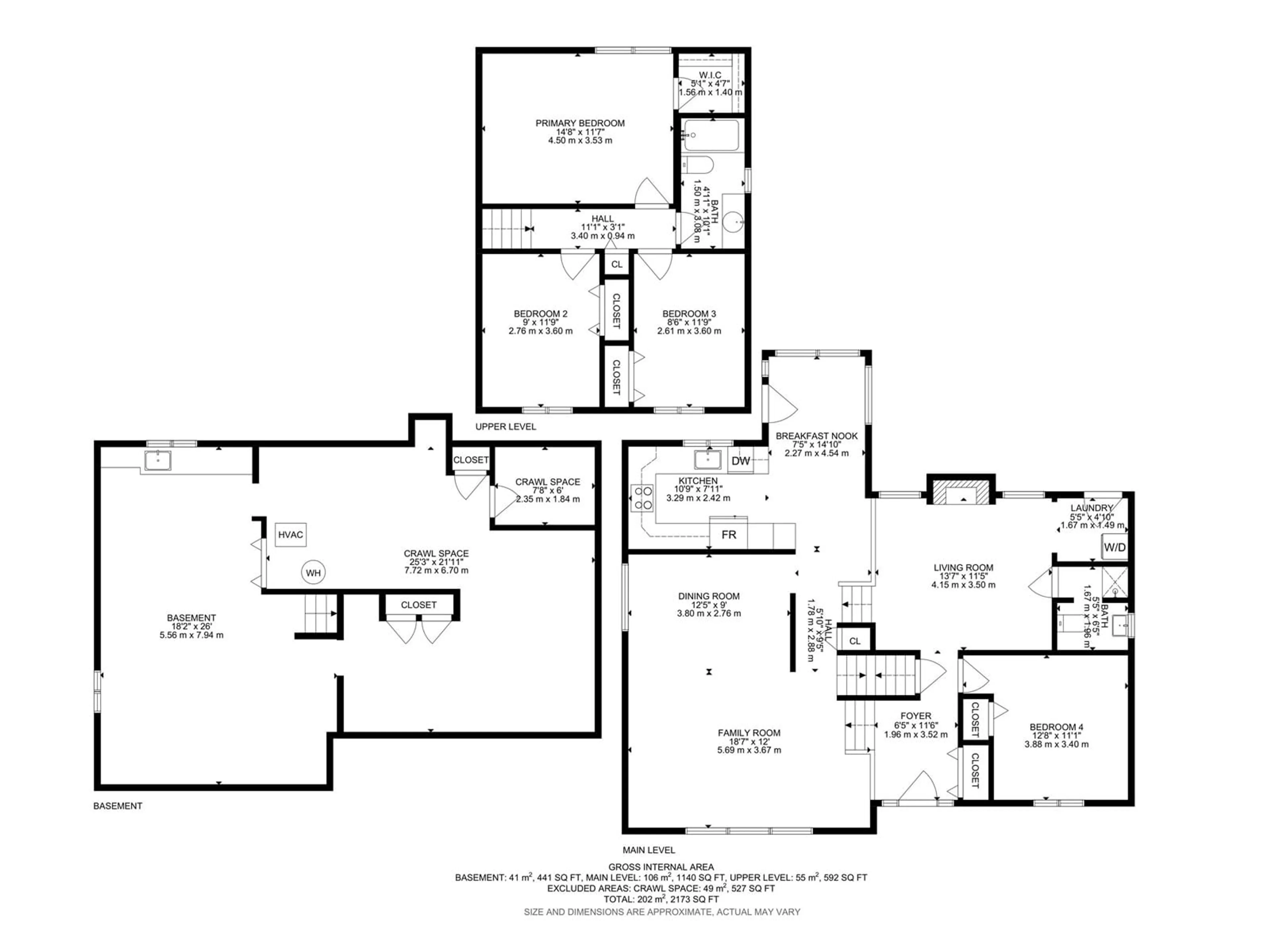 Floor plan for 11003 170 AV, Edmonton Alberta T5X3L1