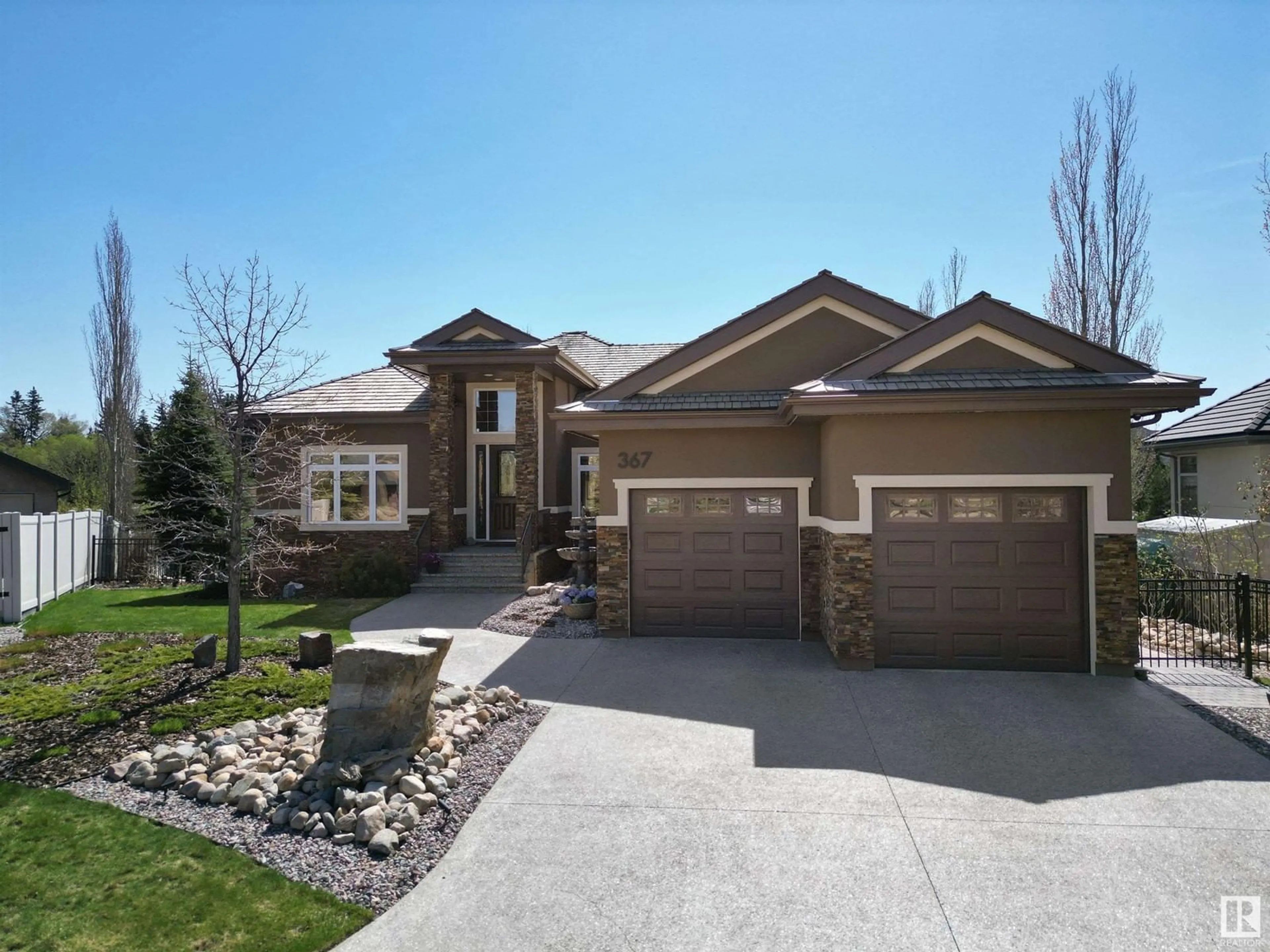 Home with brick exterior material, street for 52327 - 367 RANGE ROAD 233, Rural Strathcona County Alberta T8B1C6