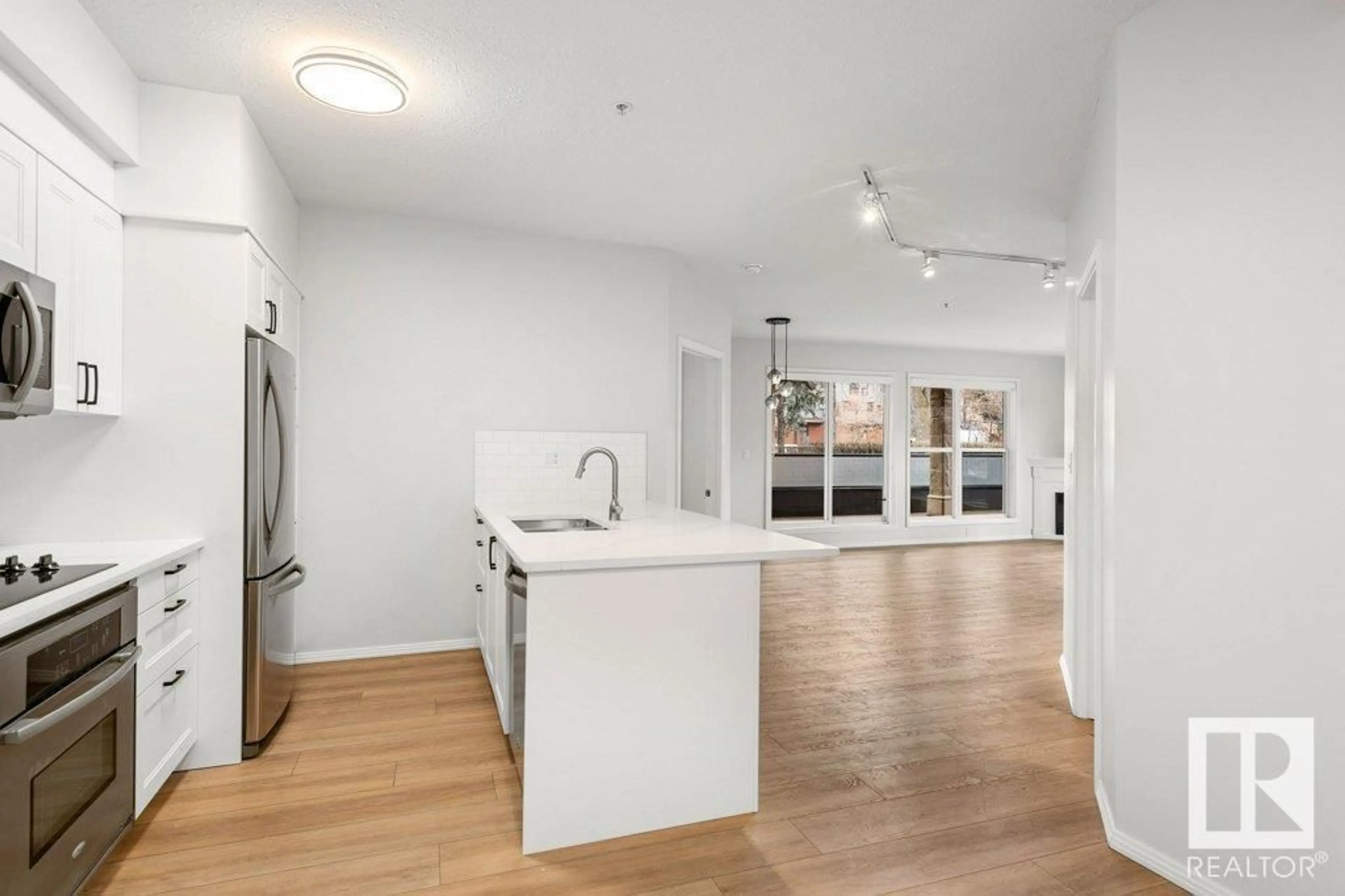 Open concept kitchen, unknown for 113 - 11039 83 AV, Edmonton Alberta T6G0T7
