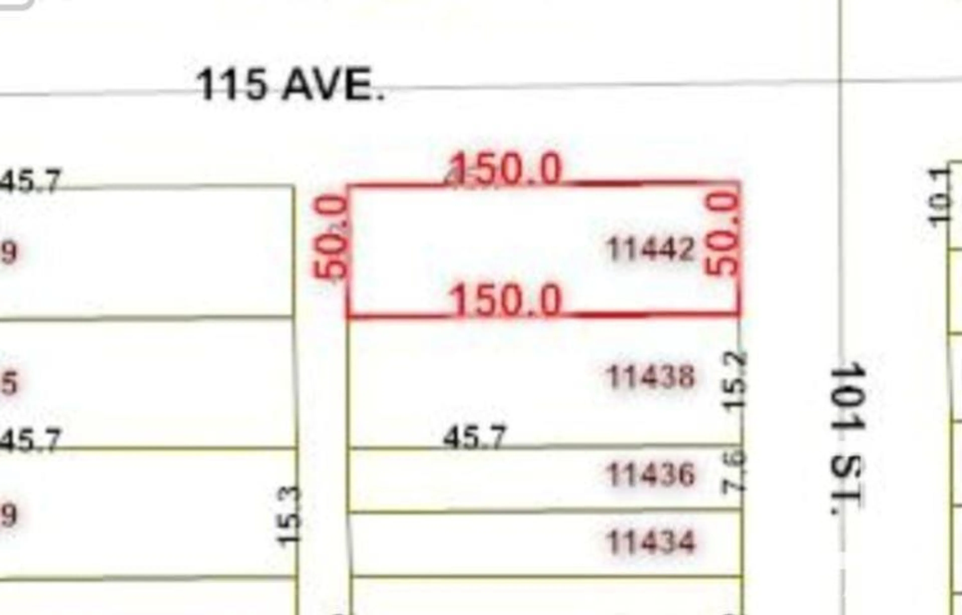 Floor plan for NW - 11442 101 ST, Edmonton Alberta T5G2A8