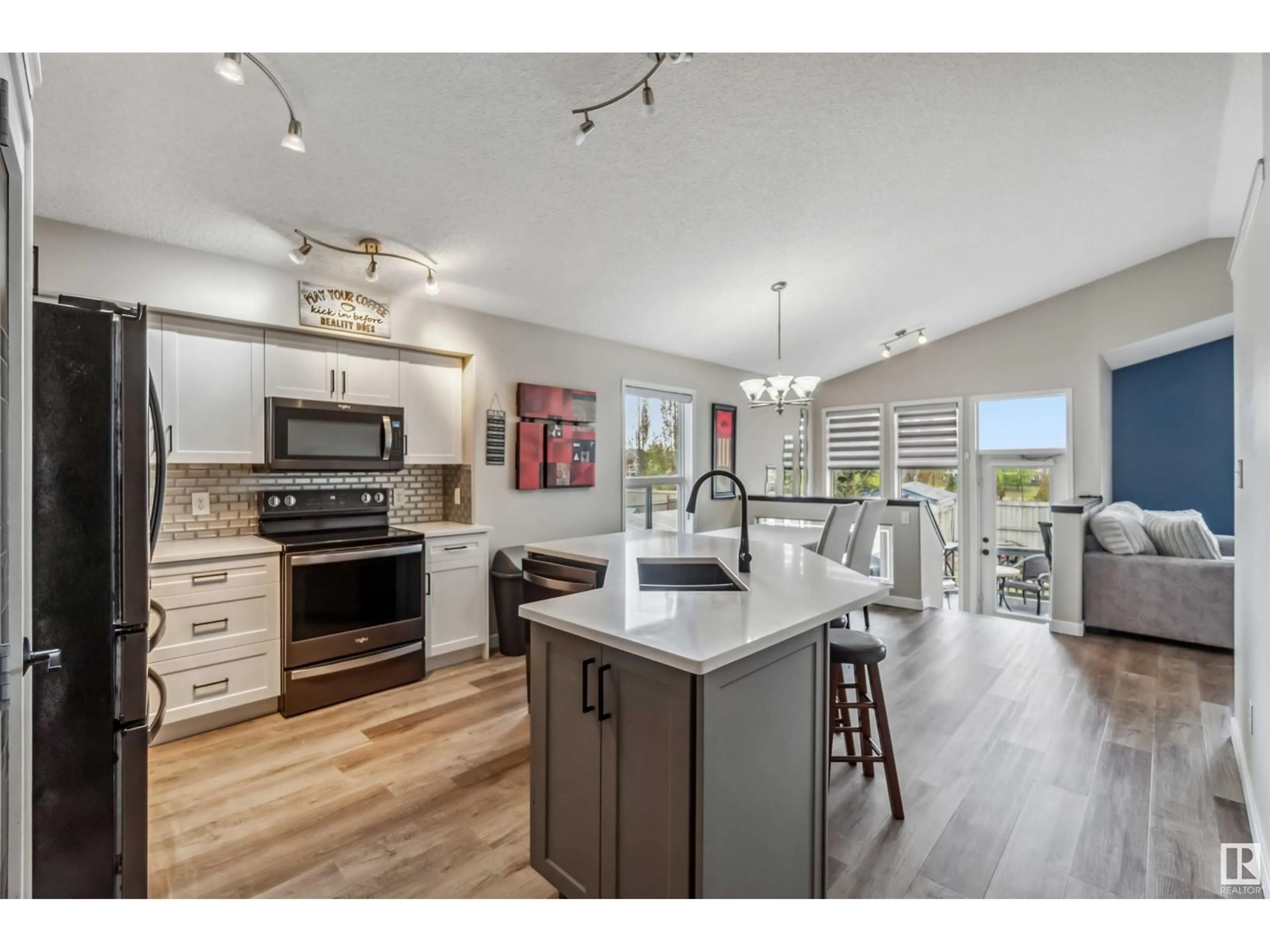 Open concept kitchen, unknown for SW - 8917 8 AV, Edmonton Alberta T6X1B9