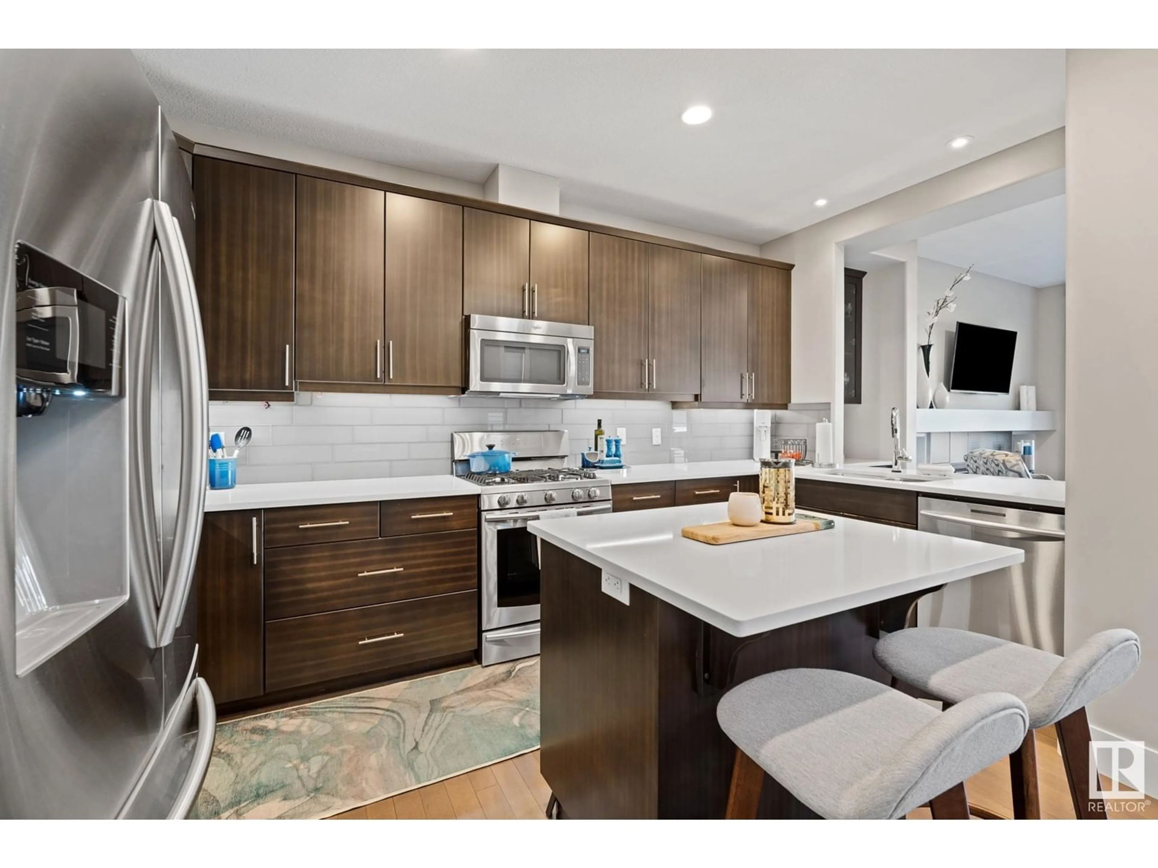 Open concept kitchen, unknown for SW - 3230 ALLAN WY, Edmonton Alberta T6W2L8