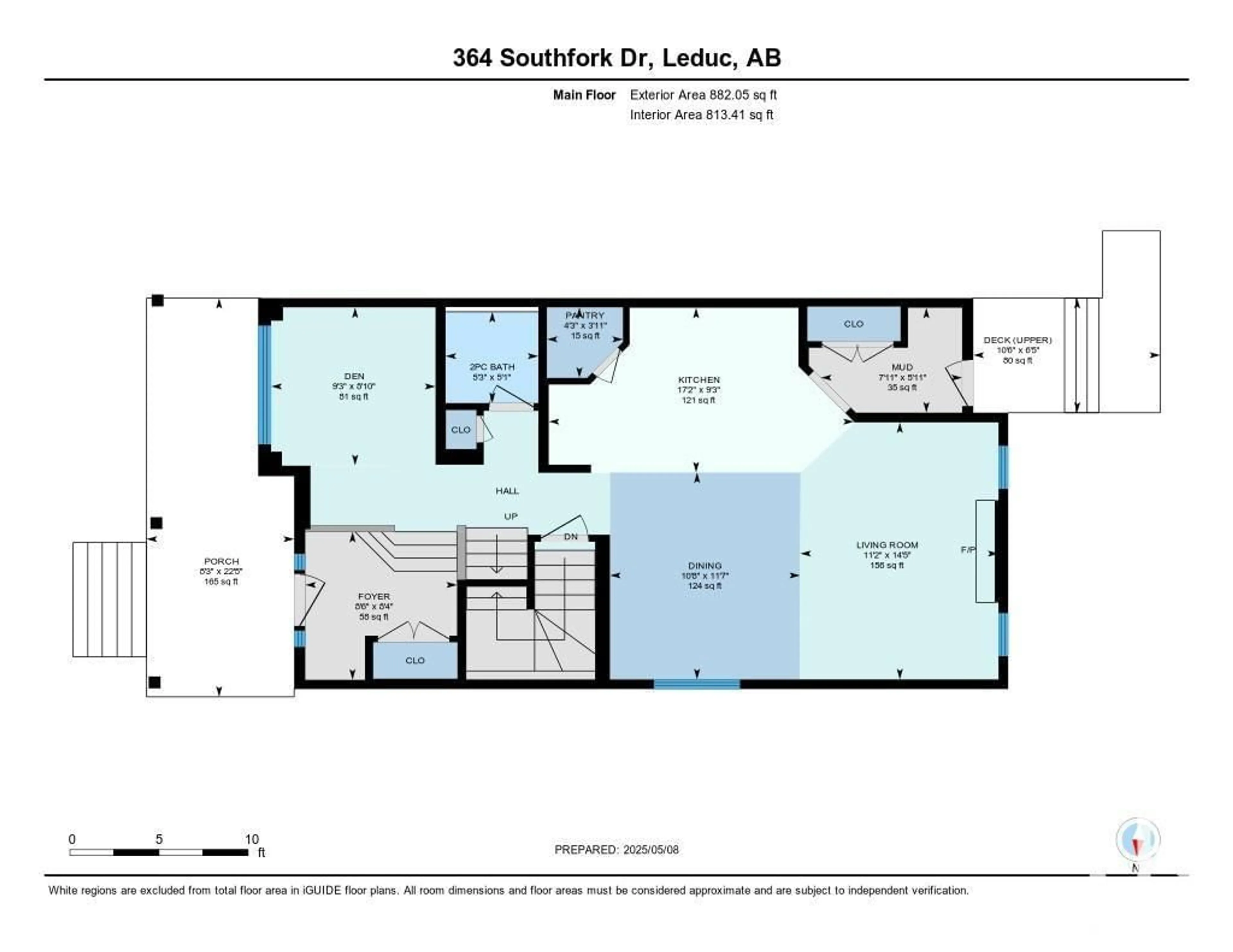 Floor plan for 364 SOUTHFORK DR, Leduc Alberta T9E0E6