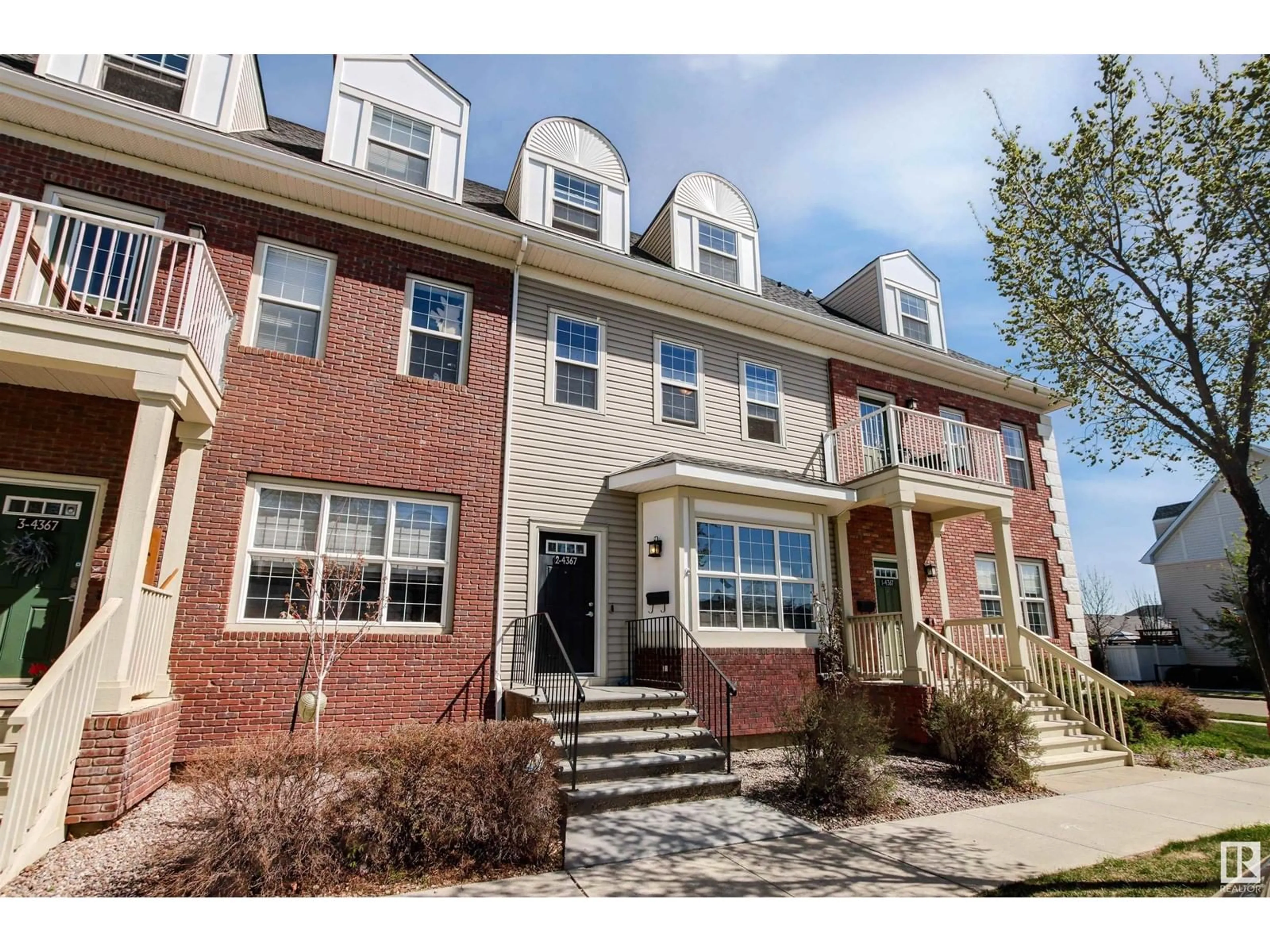 Home with brick exterior material, street for #2 - 4367 VETERANS WY, Edmonton Alberta T5E6N4