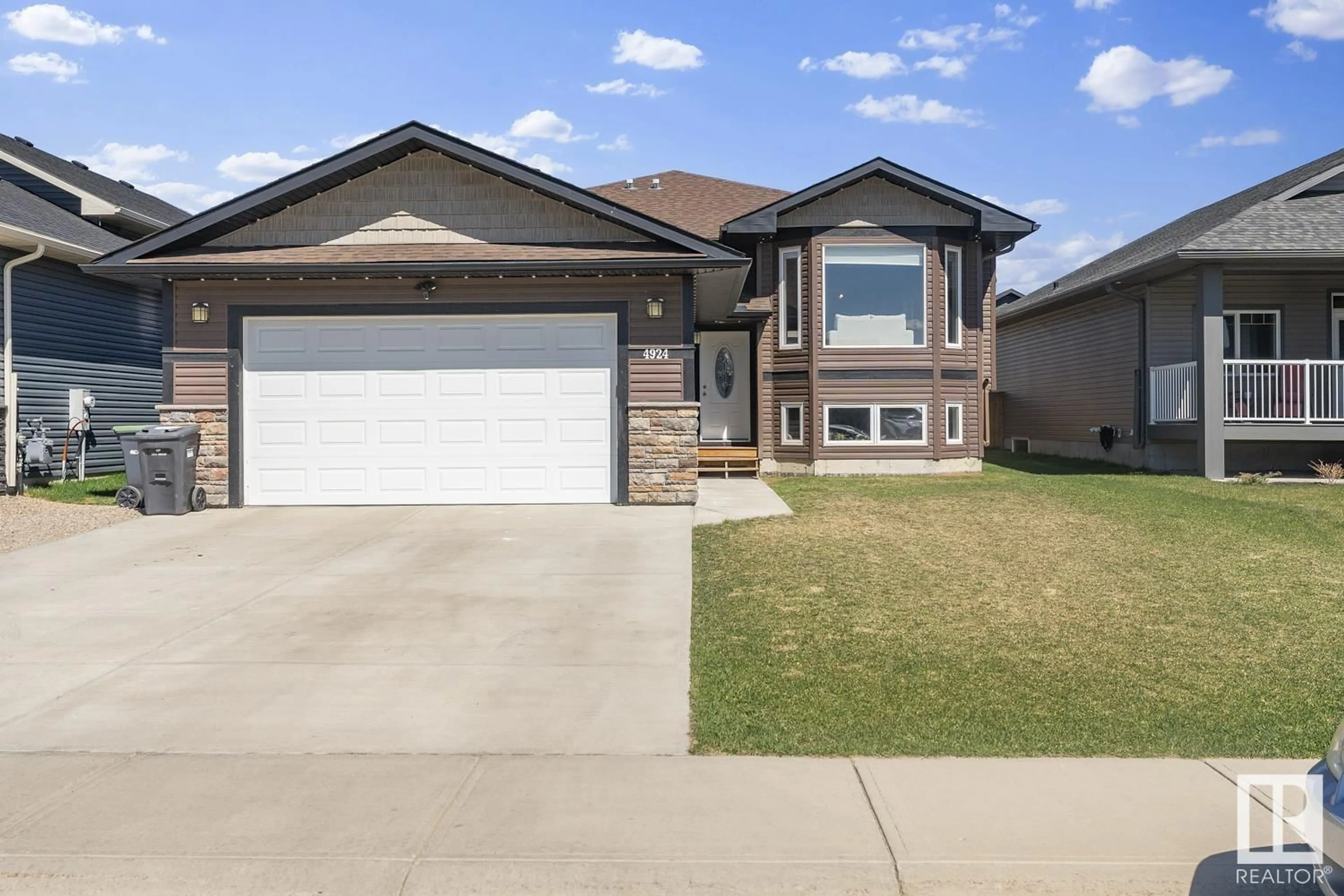 Home with brick exterior material, street for 4924 57 AV, Cold Lake Alberta T9M0E7