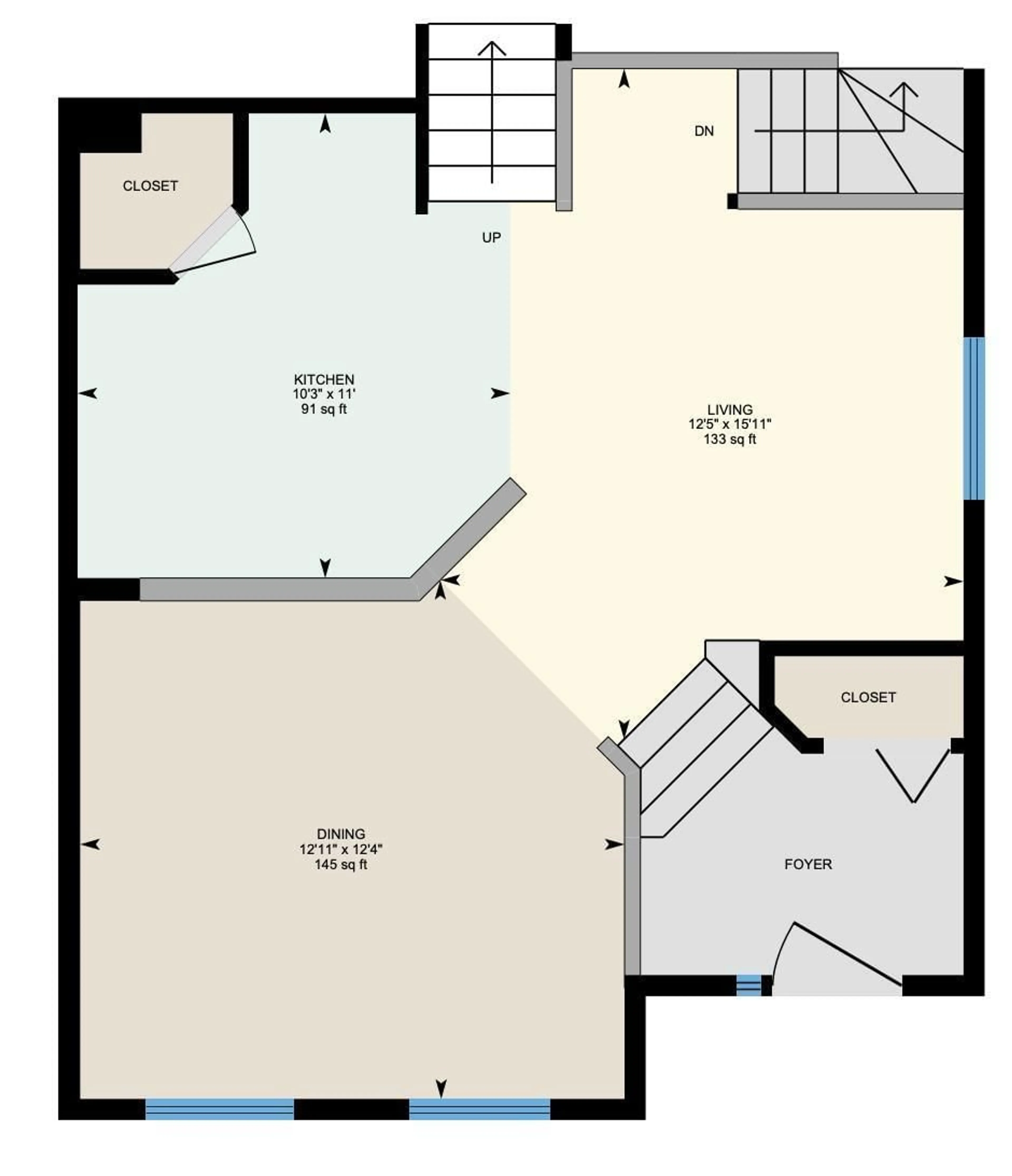 Floor plan for NW - 15059 133 ST, Edmonton Alberta T6V1K9