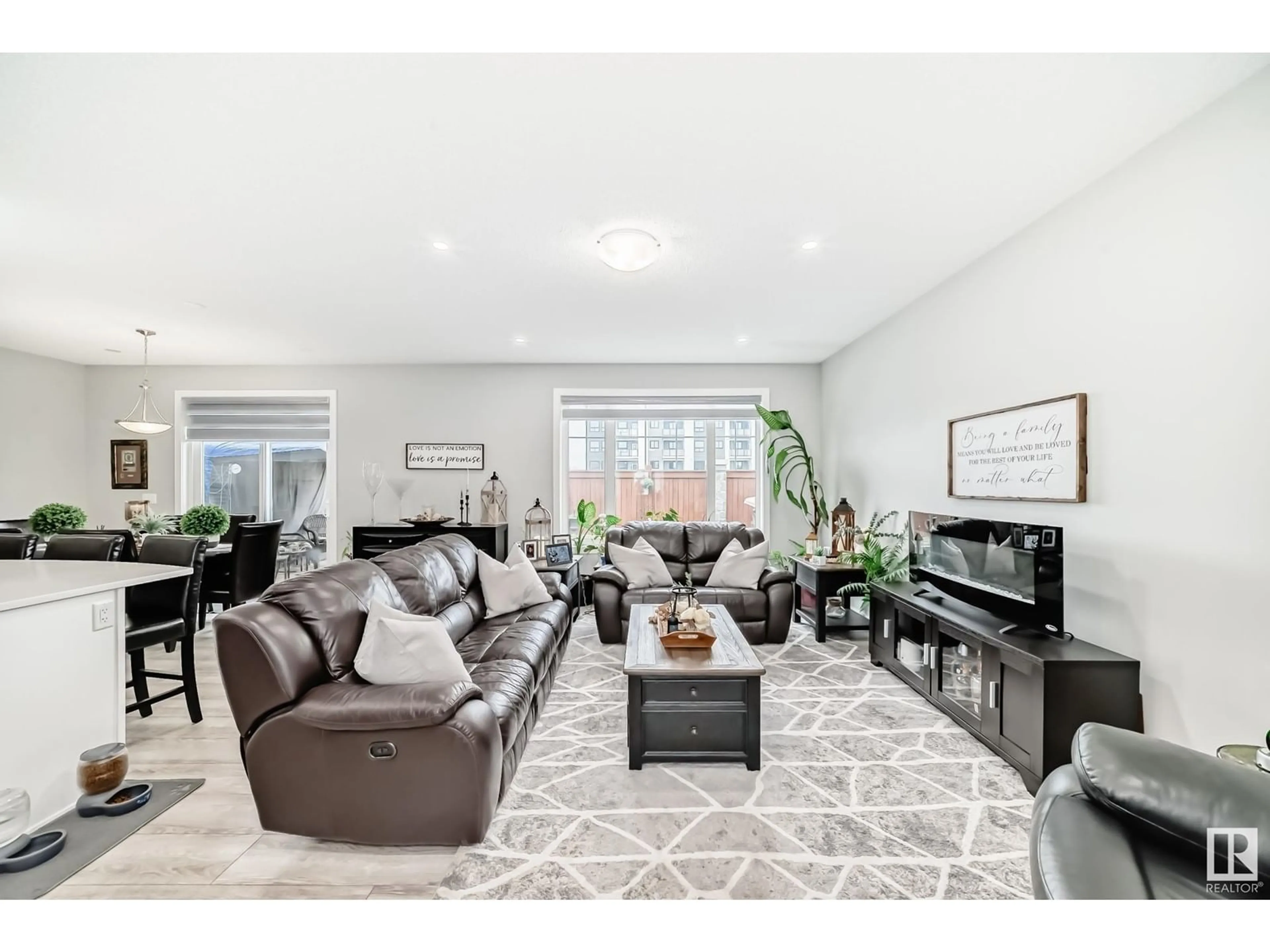 Living room with furniture, unknown for 20512 22 AV, Edmonton Alberta T6M1N1