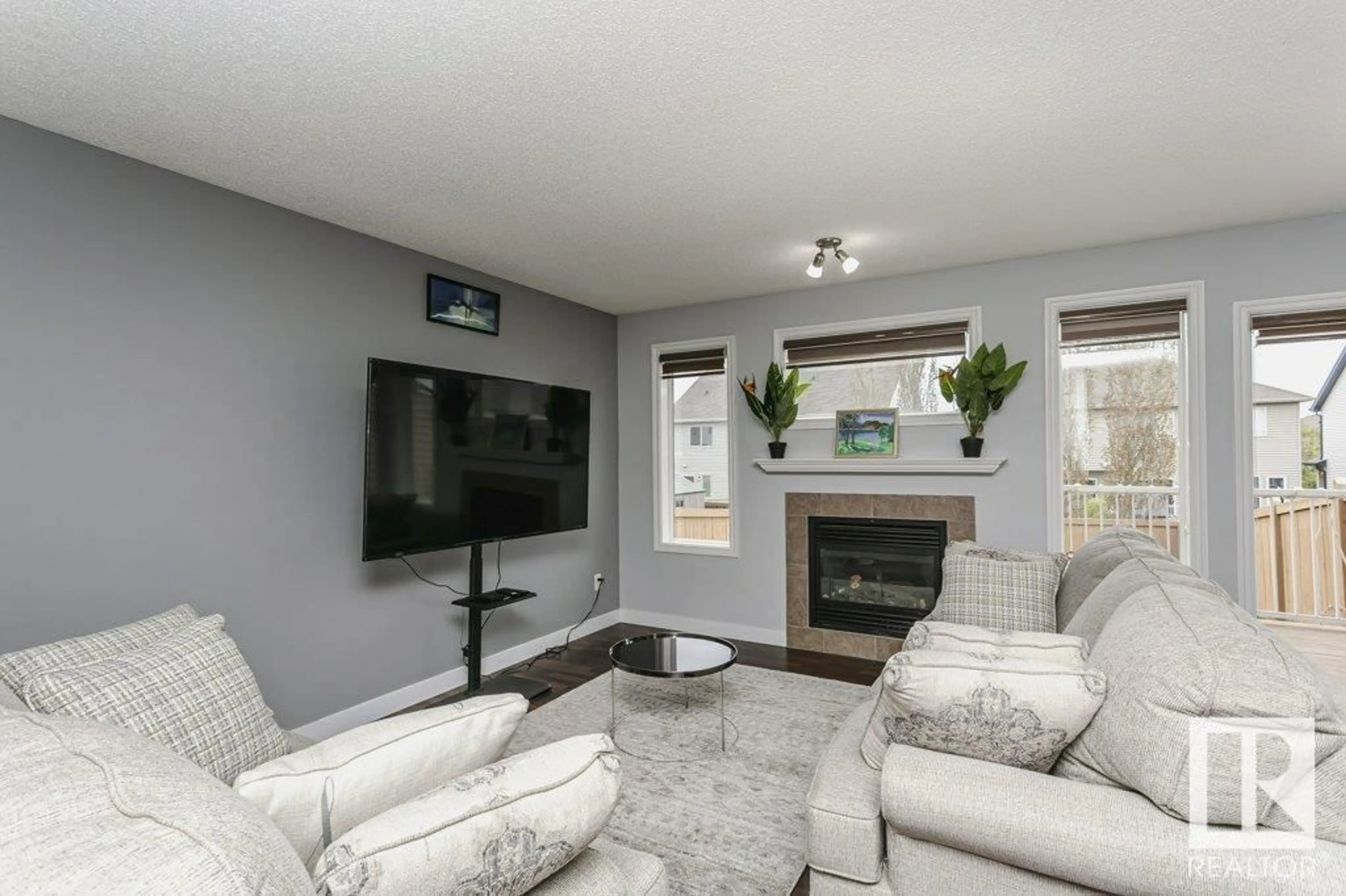 Living room with furniture, unknown for SW - 1636 64 ST, Edmonton Alberta T6X0N2