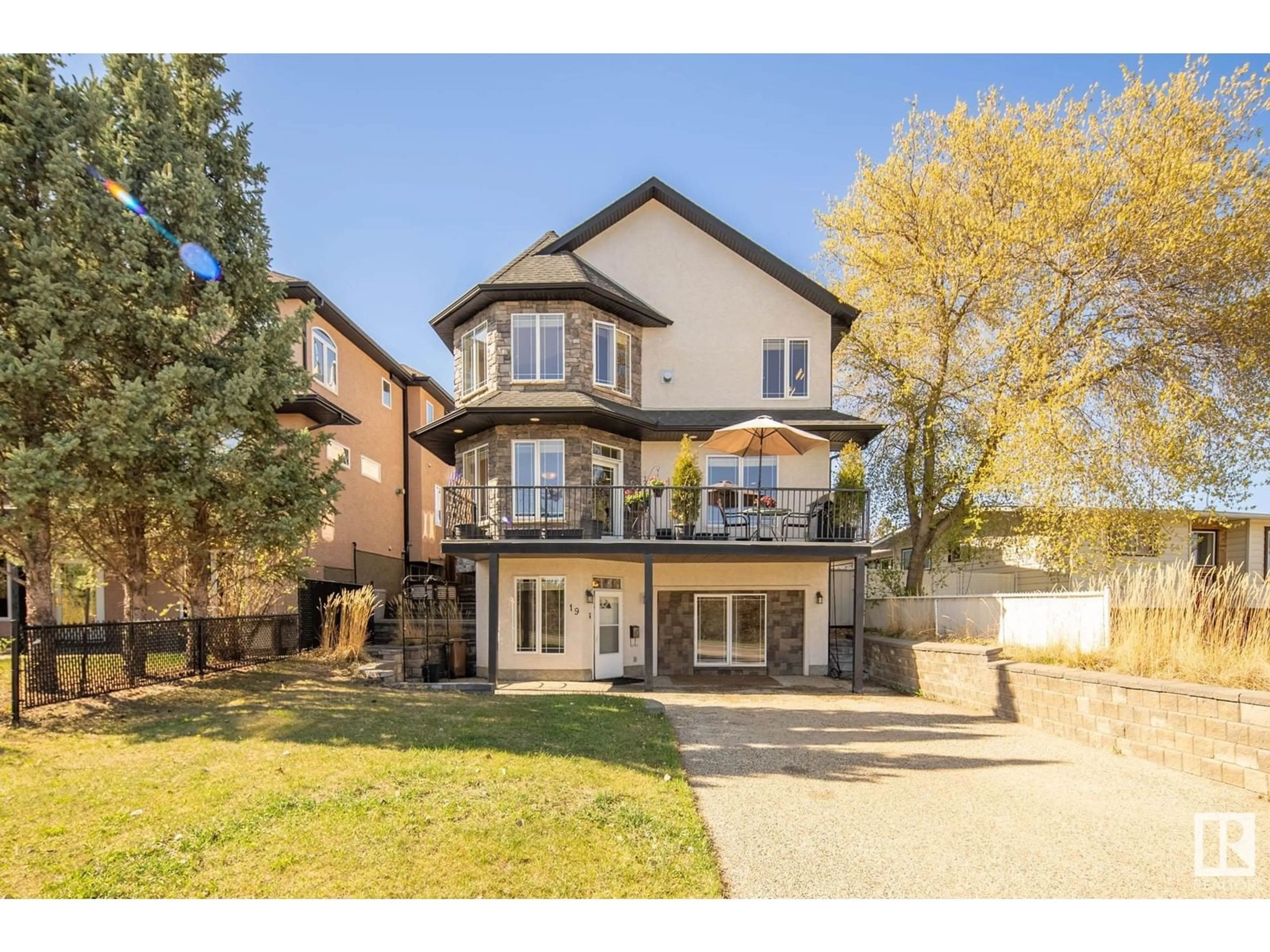 Home with brick exterior material, street for 19 MISSION AV, St. Albert Alberta T8N1H6