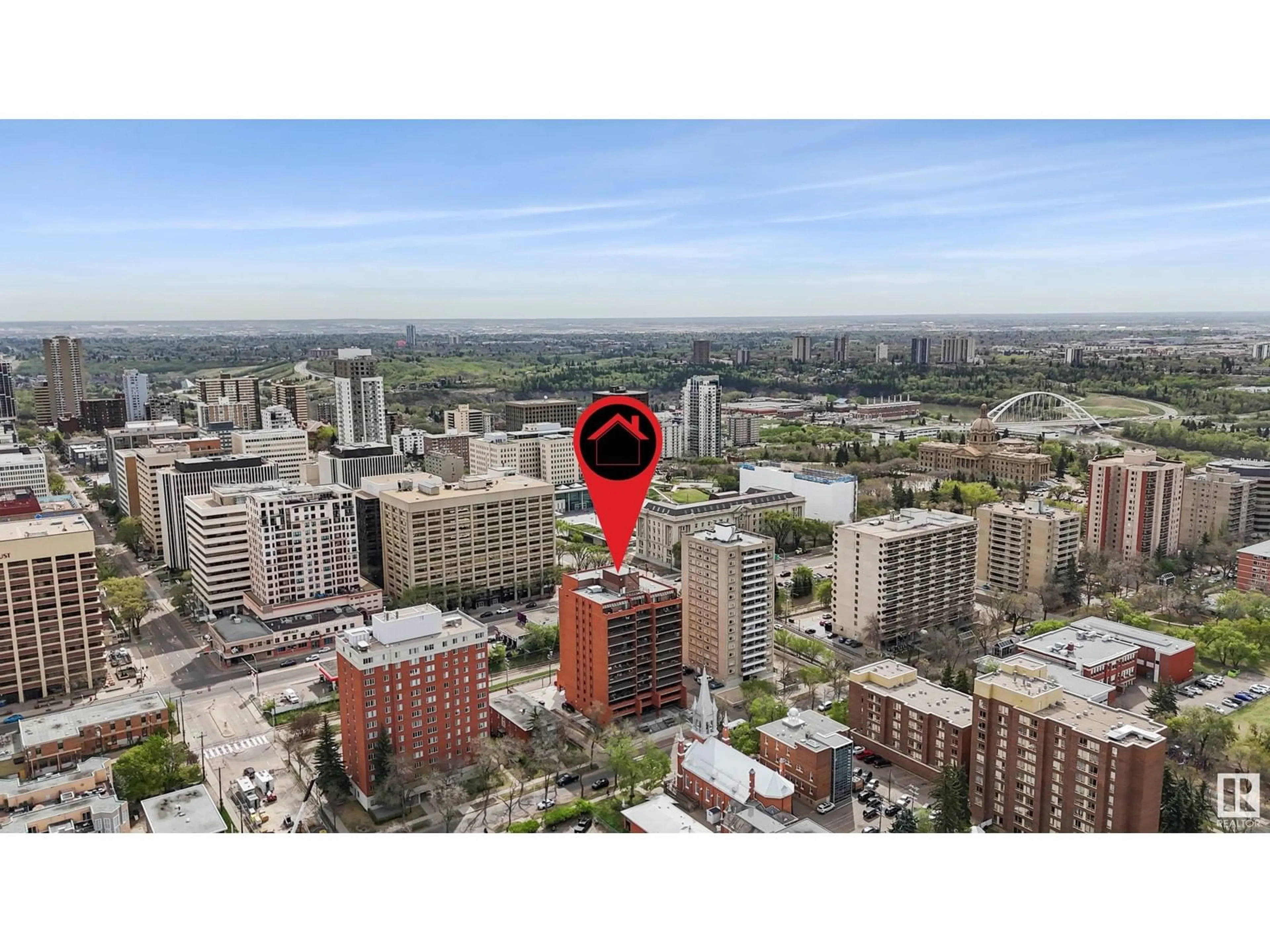 Picture of a map for 601 - 9917 110 ST NW, Edmonton Alberta T5K2N4