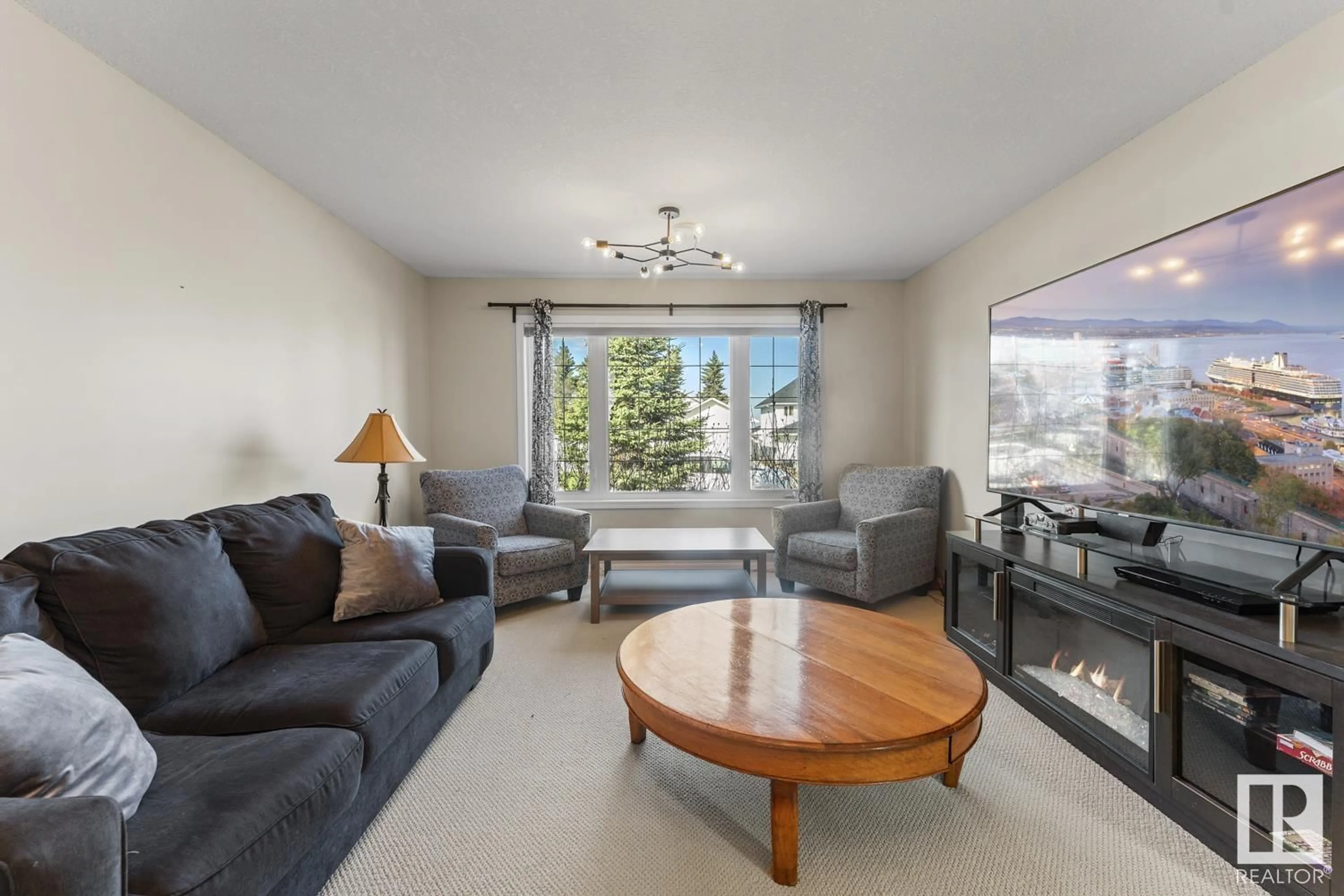 Living room with furniture, unknown for 801 BEACH AV, Cold Lake Alberta T9M1K7