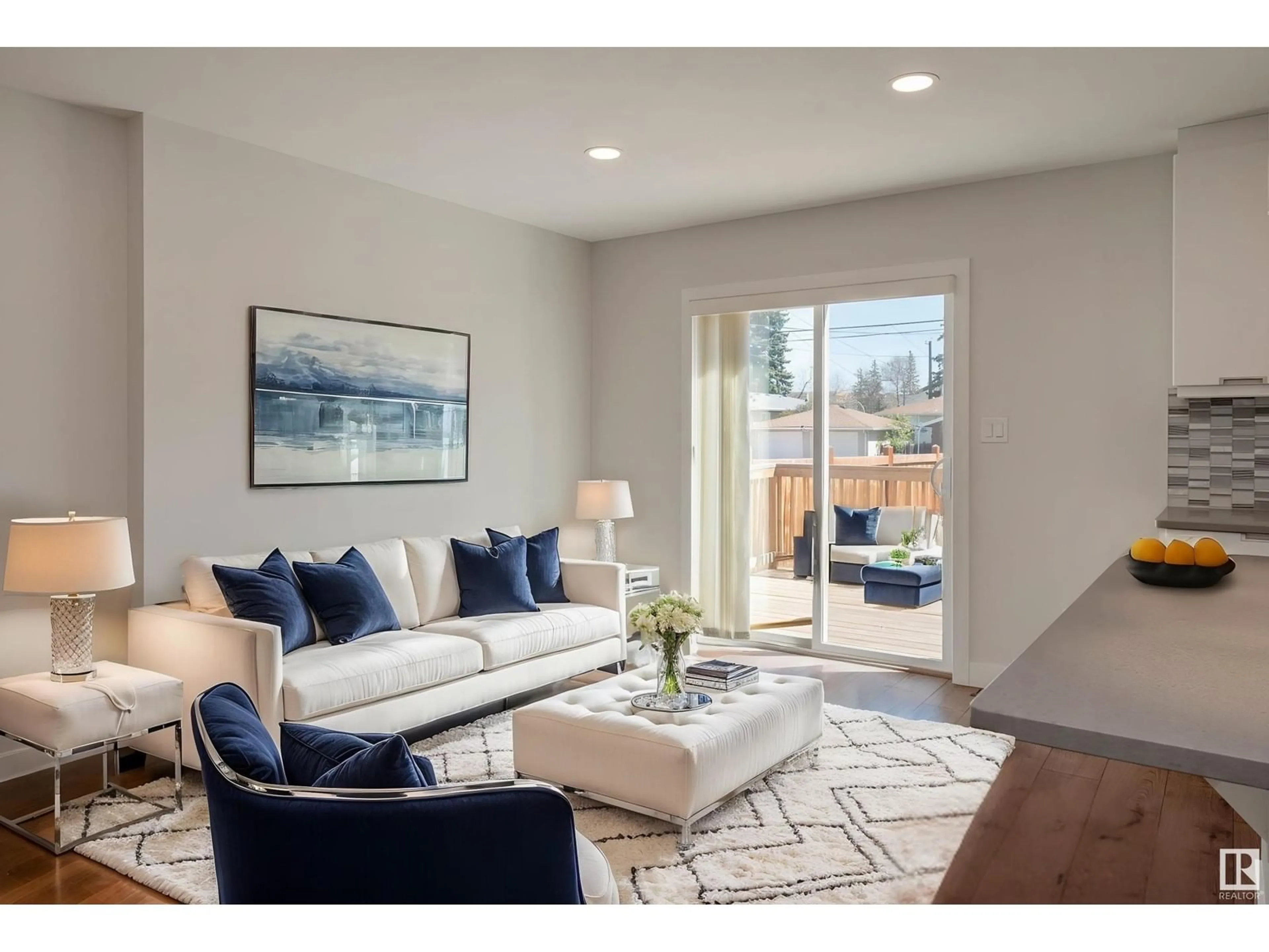 Living room with furniture, unknown for NW - 7109 106 ST, Edmonton Alberta T6E4V5