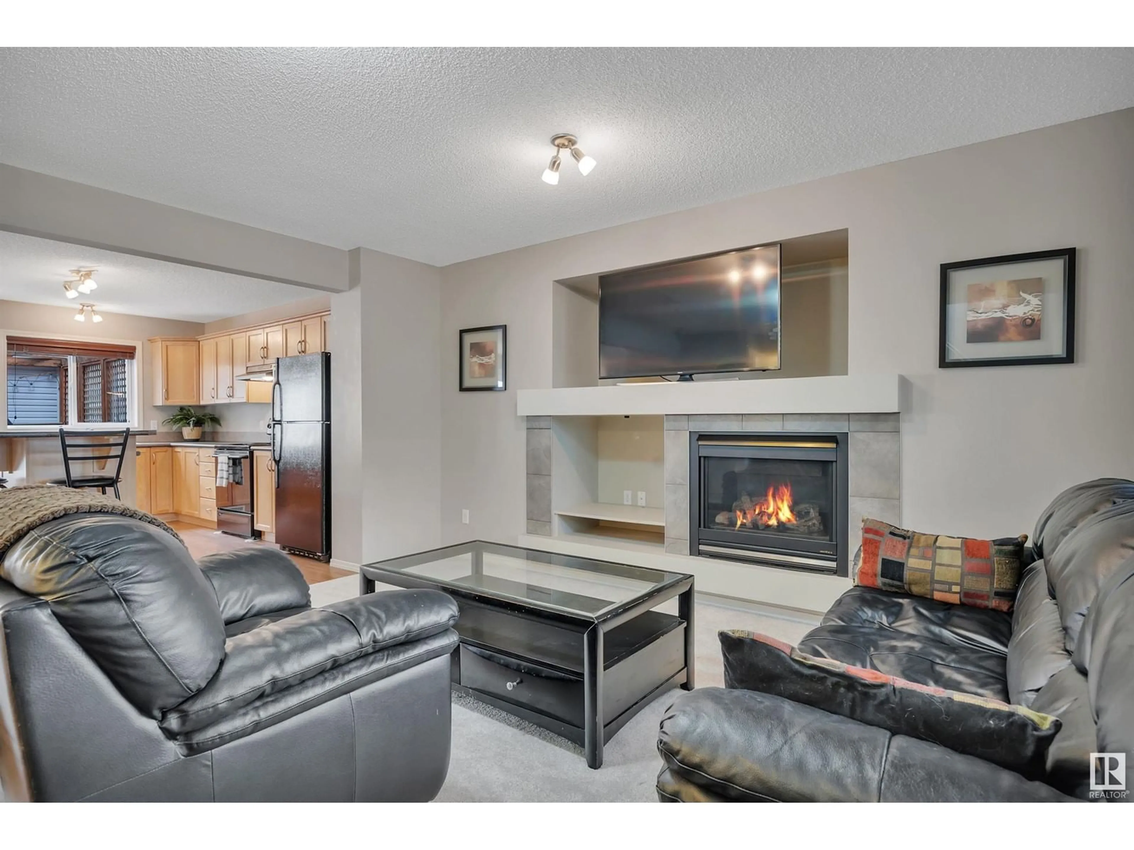 Living room with furniture, unknown for NW - 14744 139 ST, Edmonton Alberta T6V1R9