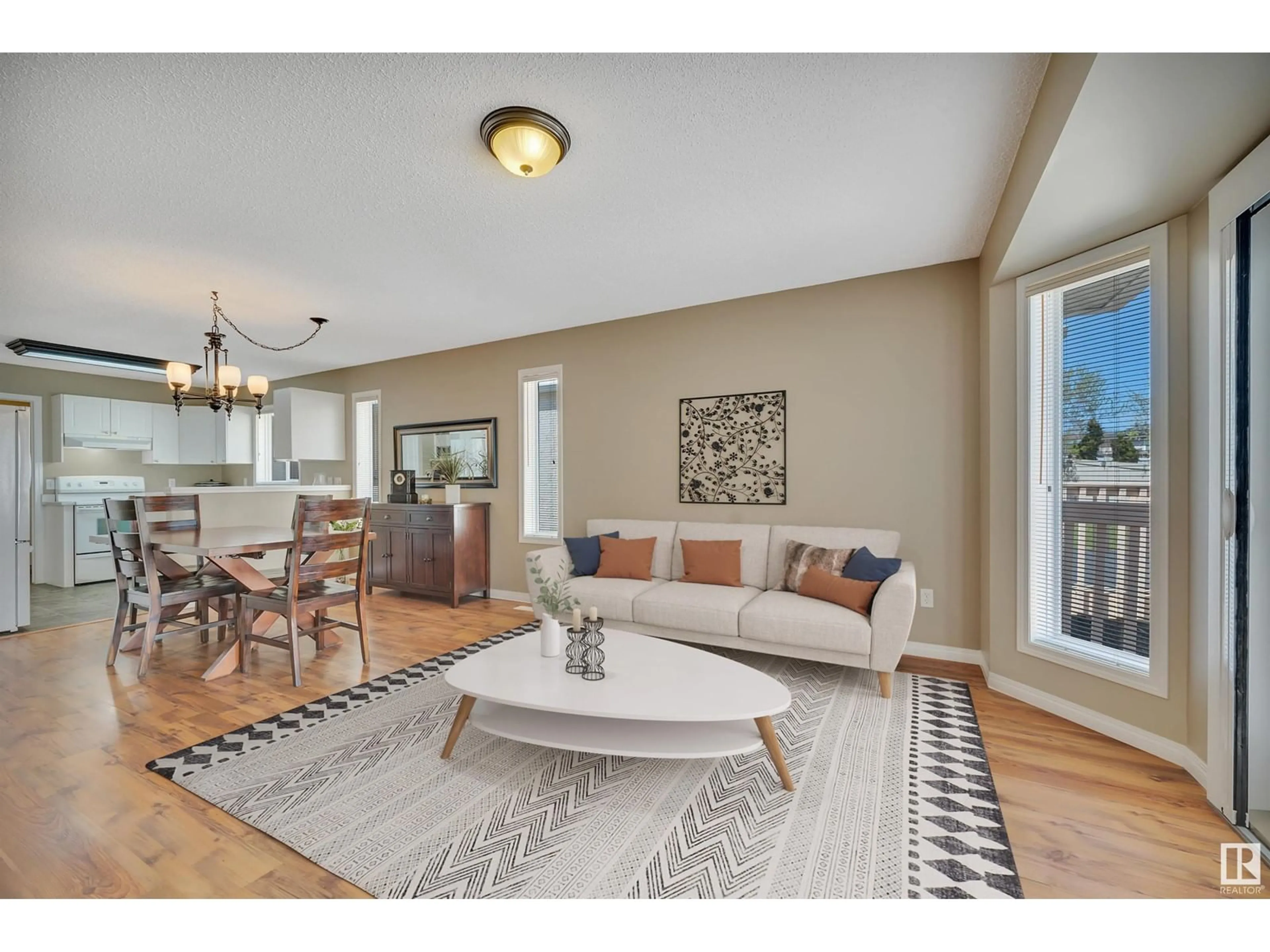 Living room with furniture, unknown for 43 14428 MILLER BV NW, Edmonton Alberta T5Y2Y6