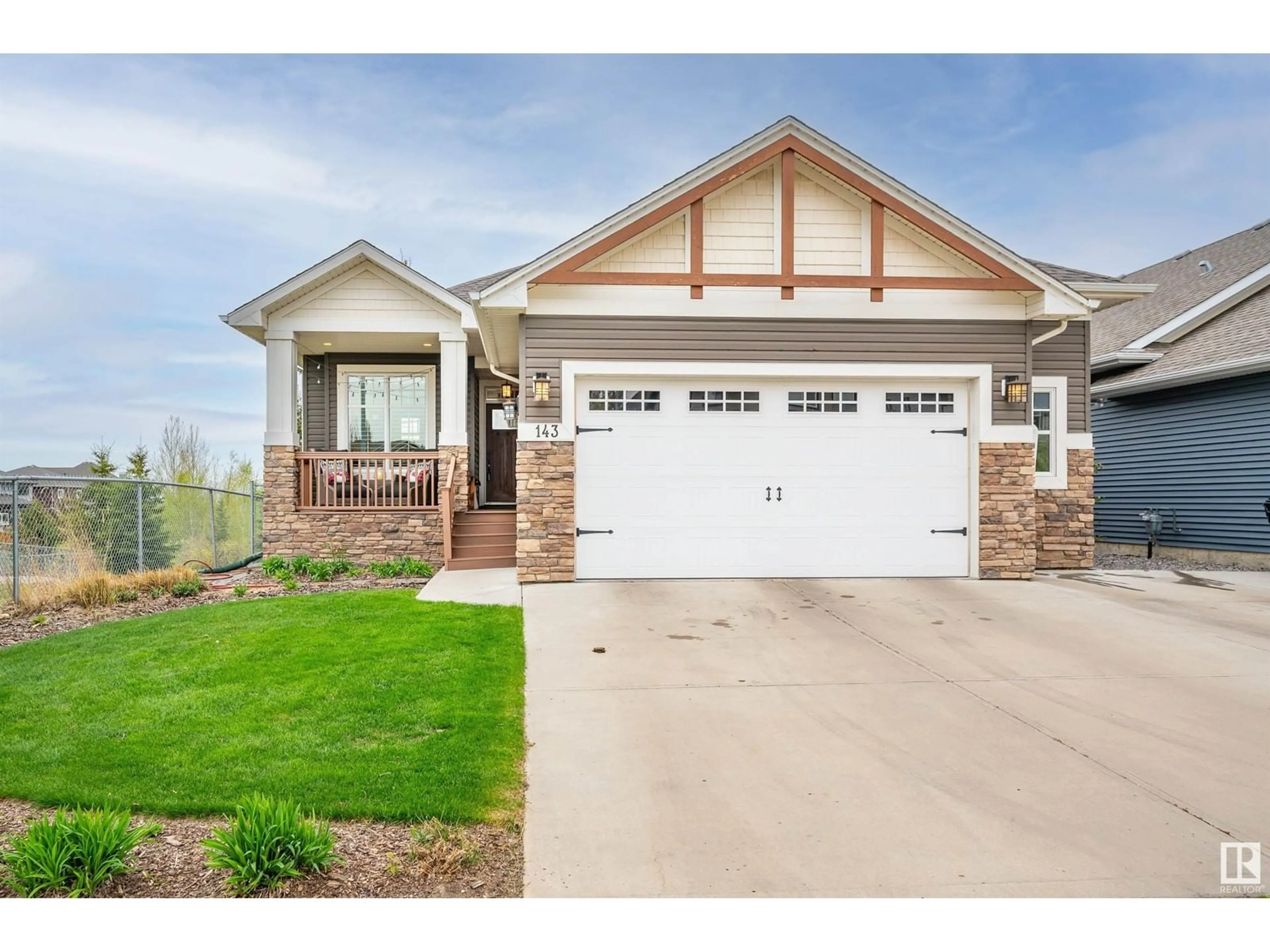 Home with brick exterior material, street for 143 CAMPBELL DR, Sherwood Park Alberta T8H0P4
