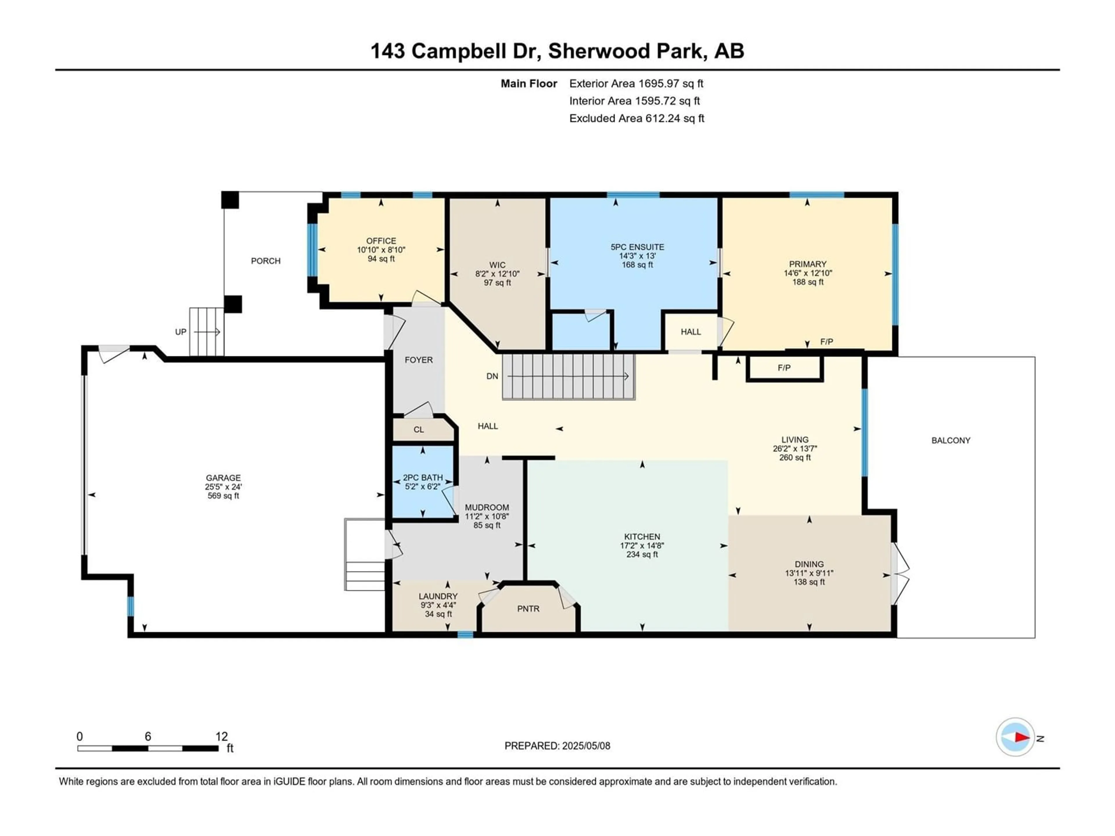 Floor plan for 143 CAMPBELL DR, Sherwood Park Alberta T8H0P4