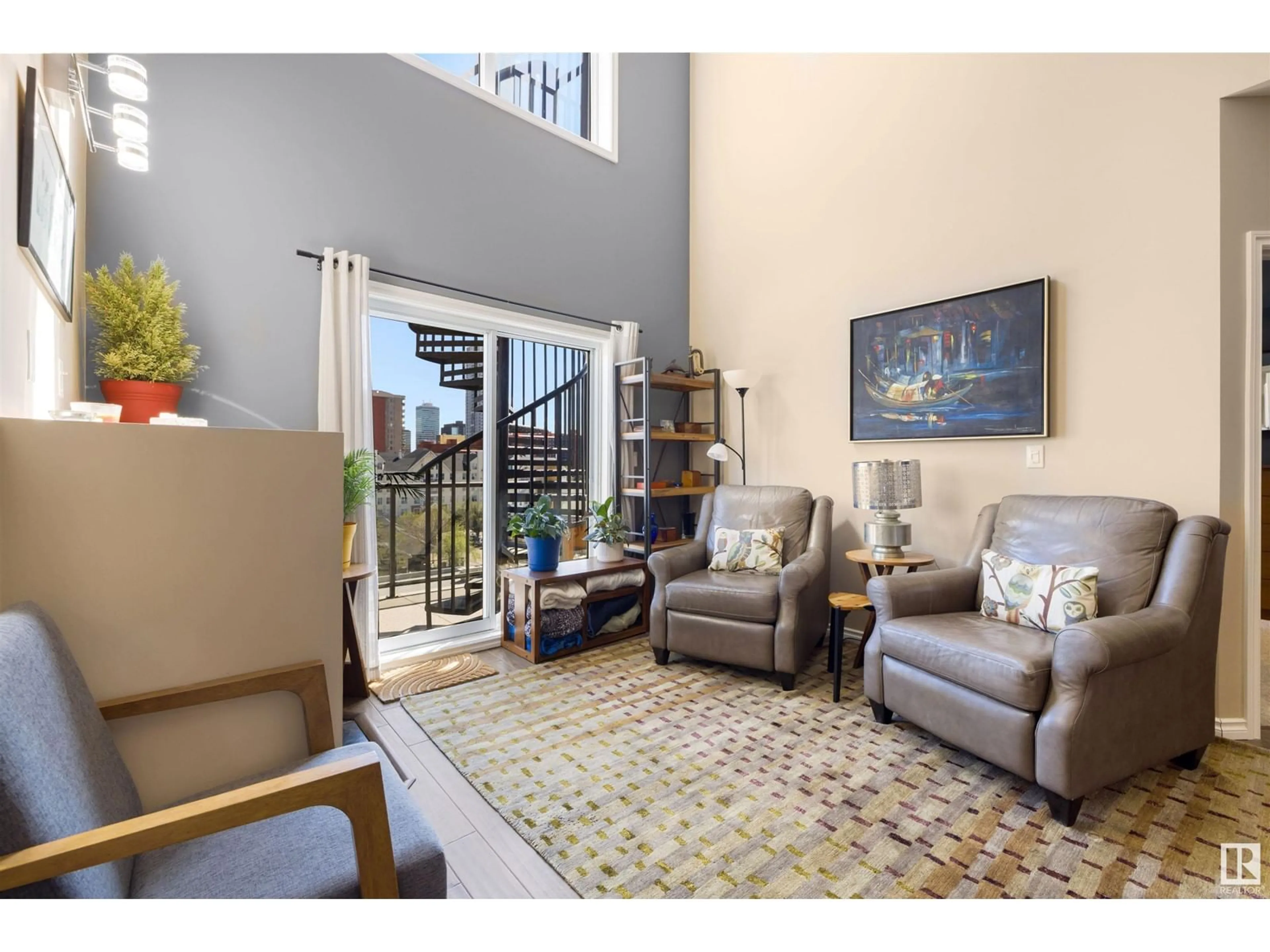 Living room with furniture, unknown for 609 - 10235 112 ST NW, Edmonton Alberta T5K1M7