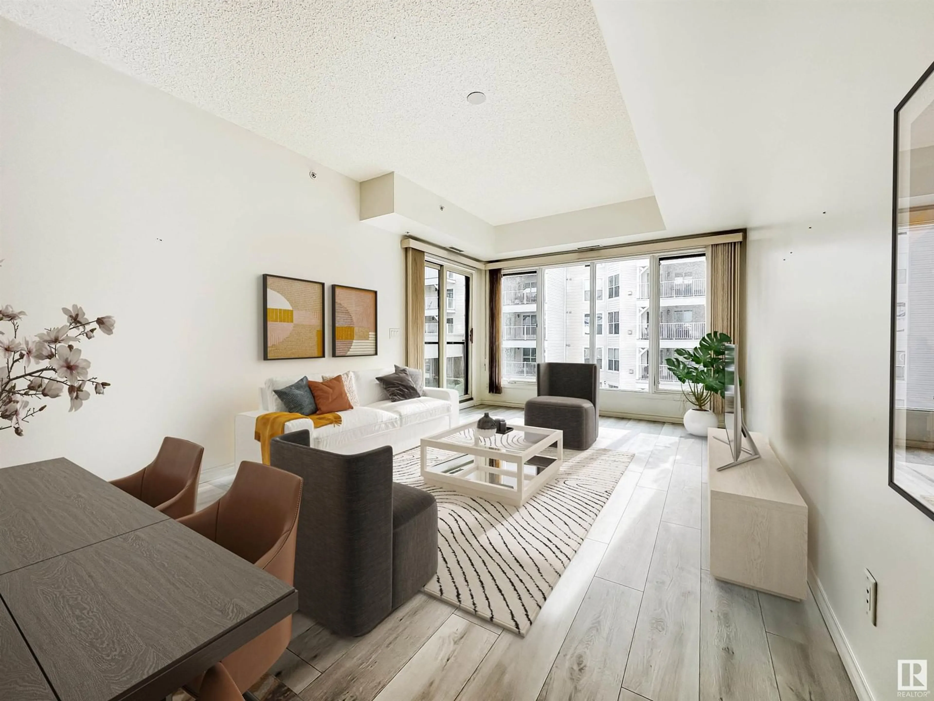 Living room with furniture, unknown for #208 - 10303 111 ST, Edmonton Alberta T5K0C6