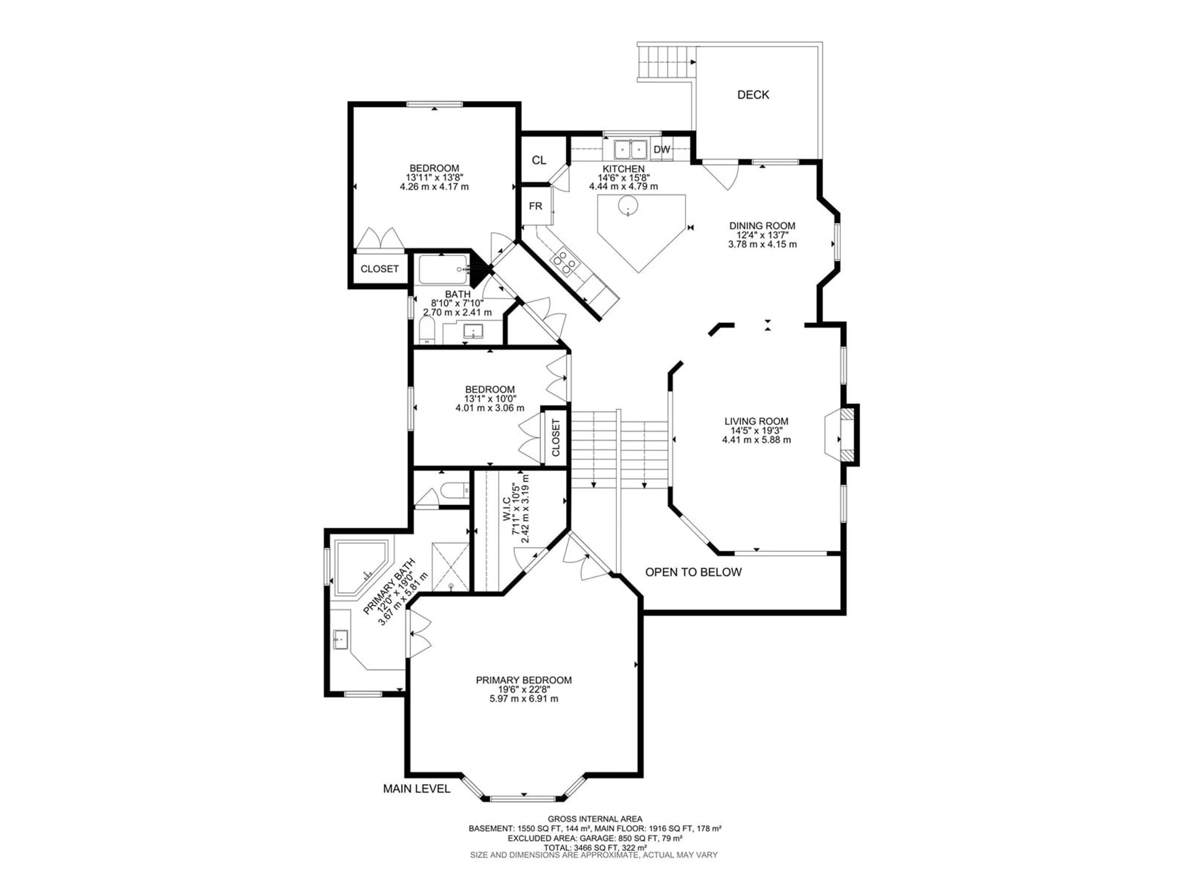 Floor plan for 1 DILLWORTH CR, Spruce Grove Alberta T7X0E6