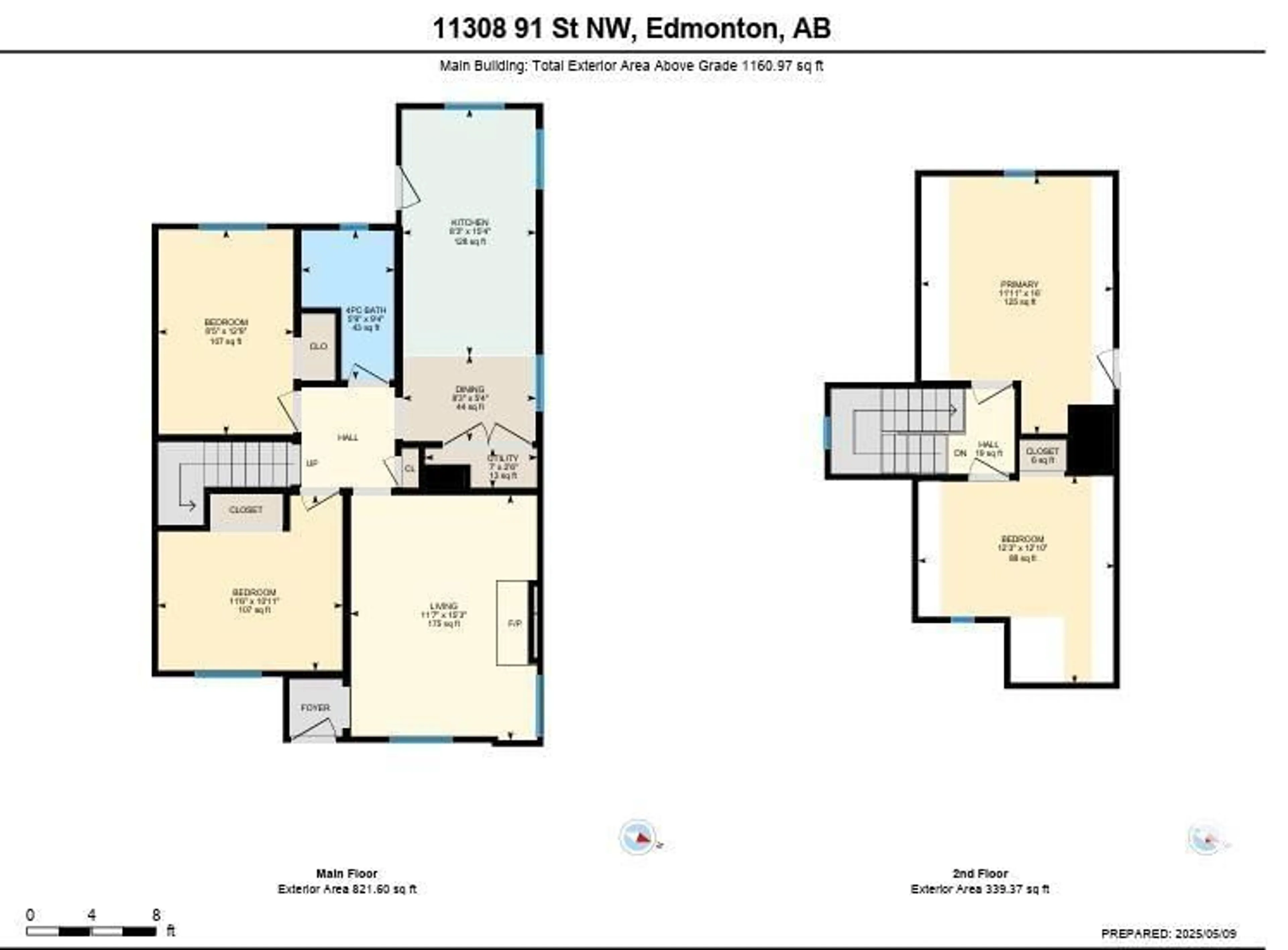 Floor plan for NW - 11308 91 ST, Edmonton Alberta T5B4A3