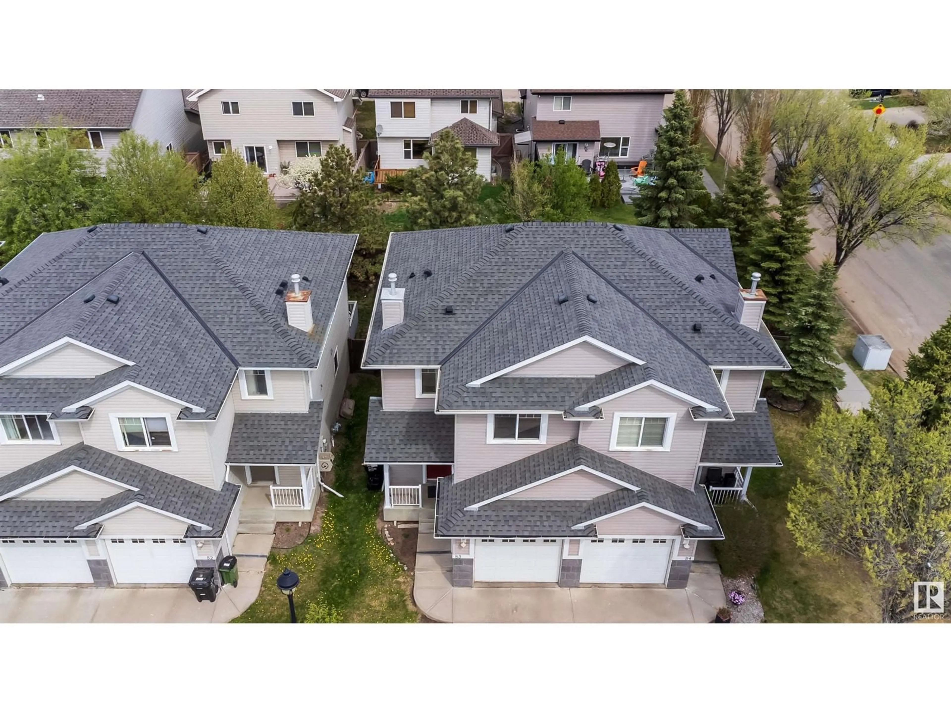 A pic from outside/outdoor area/front of a property/back of a property/a pic from drone, street for #83 - 1428 HODGSON WY, Edmonton Alberta T6R3P8
