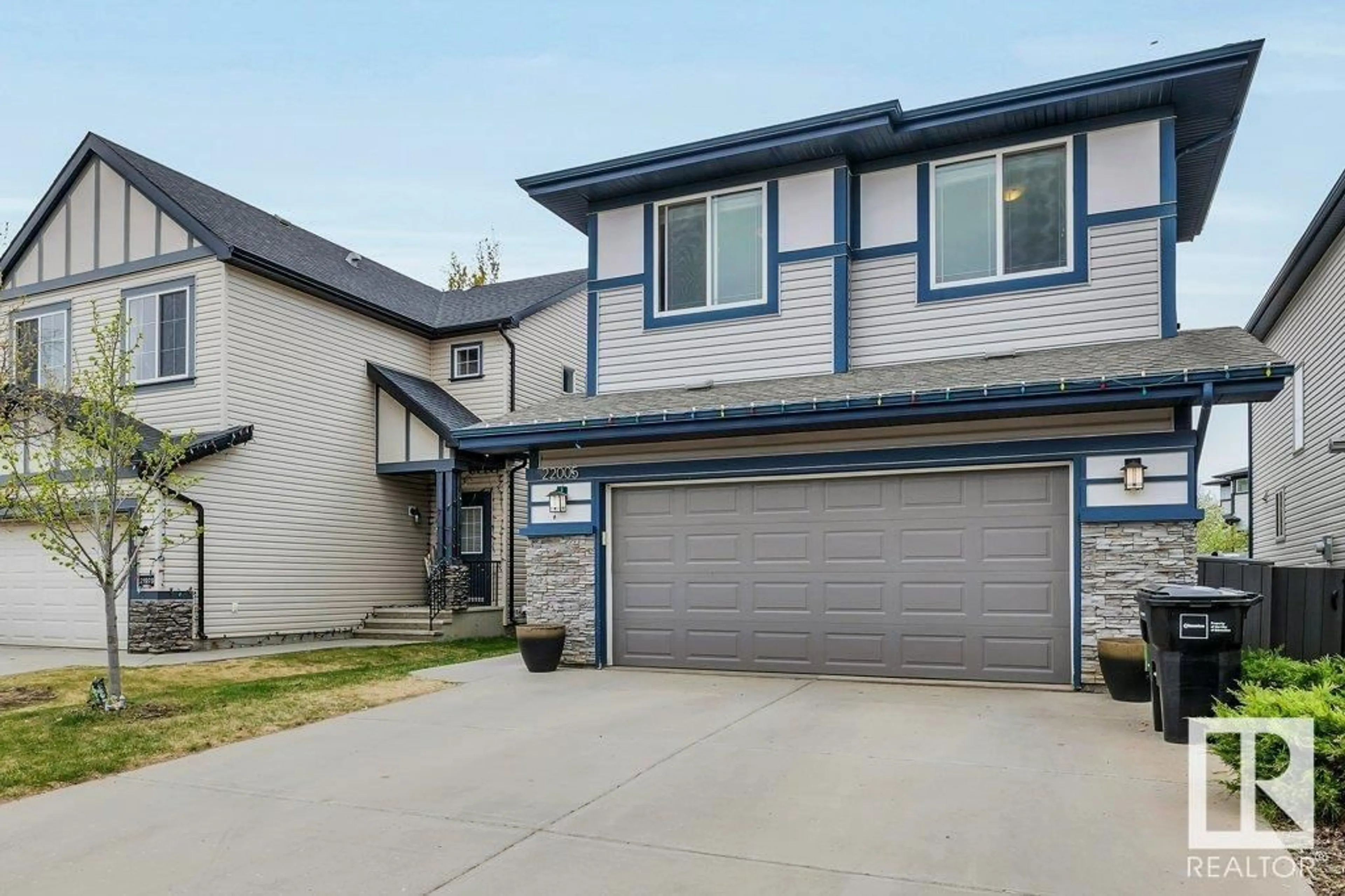Home with brick exterior material, street for 22005 95A AV, Edmonton Alberta T5T4A9
