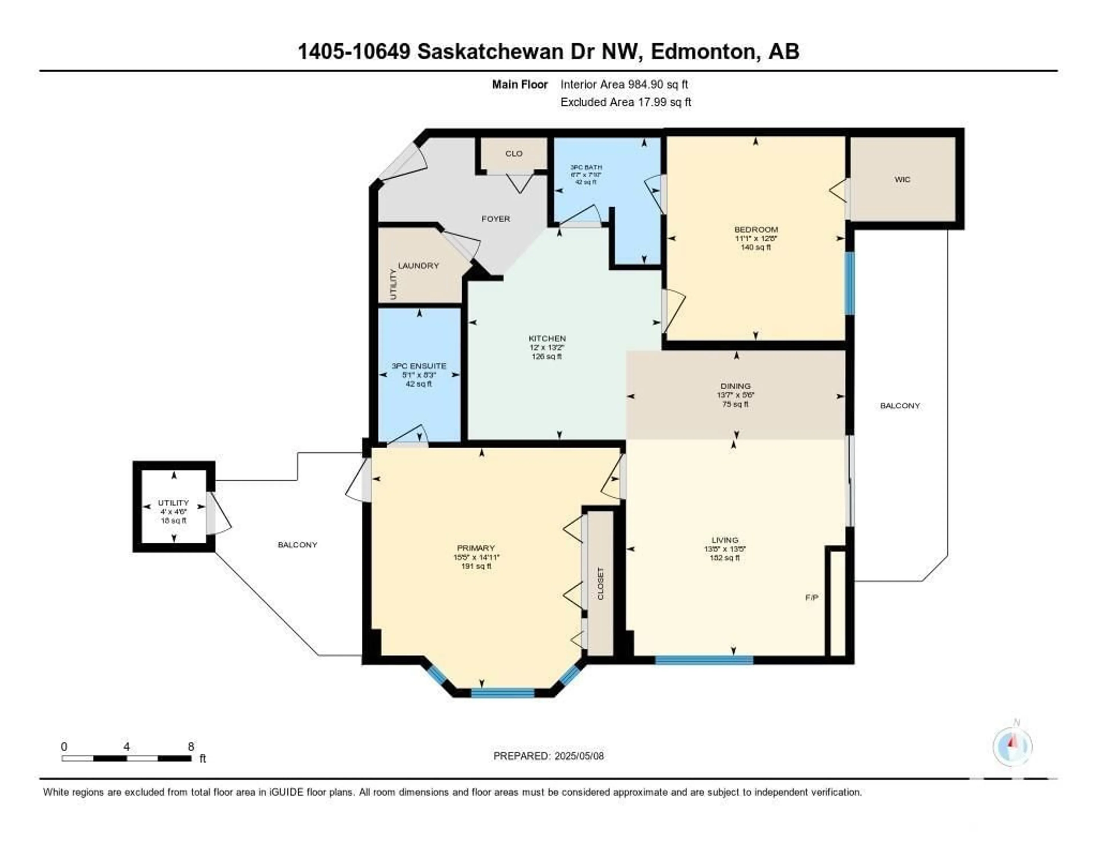 Floor plan for 1405 SASKATCHEWAN DR, Edmonton Alberta T6E6S8