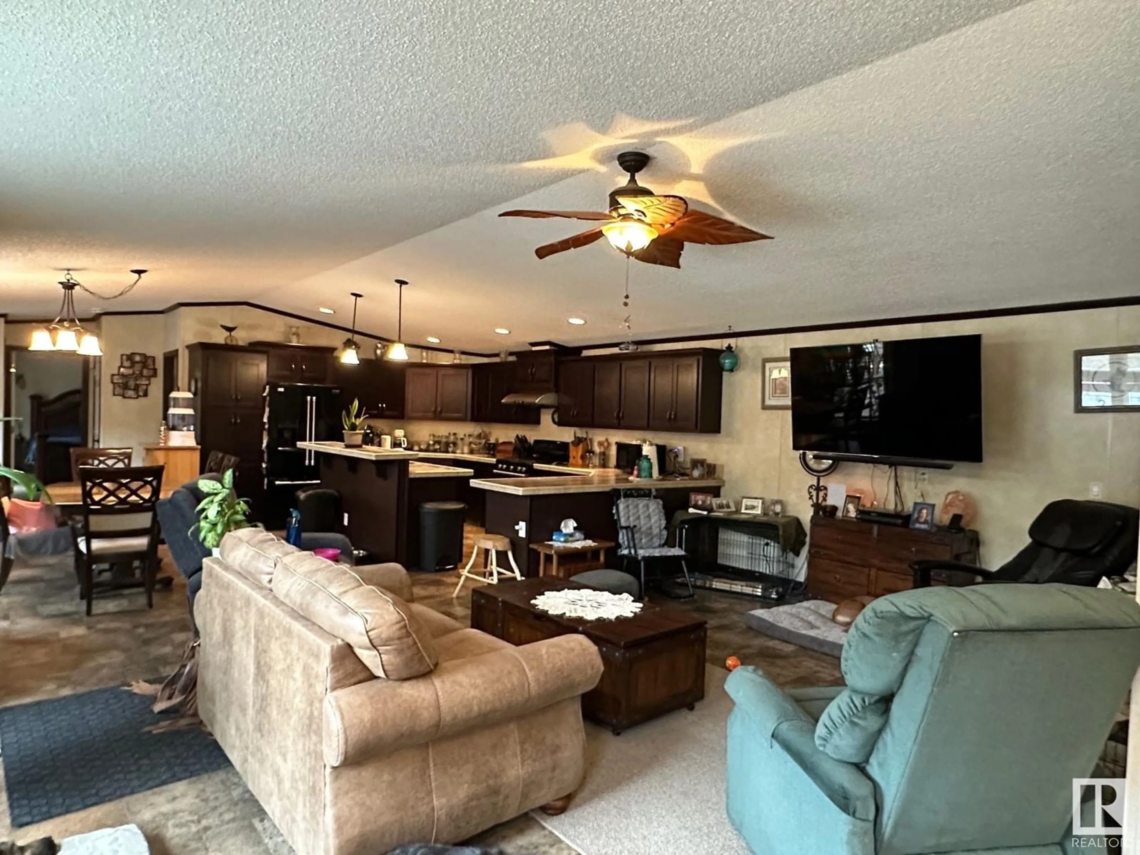 Living room with furniture, unknown for 63308 RNG RD 433, Rural Bonnyville M.D. Alberta T9M1P3