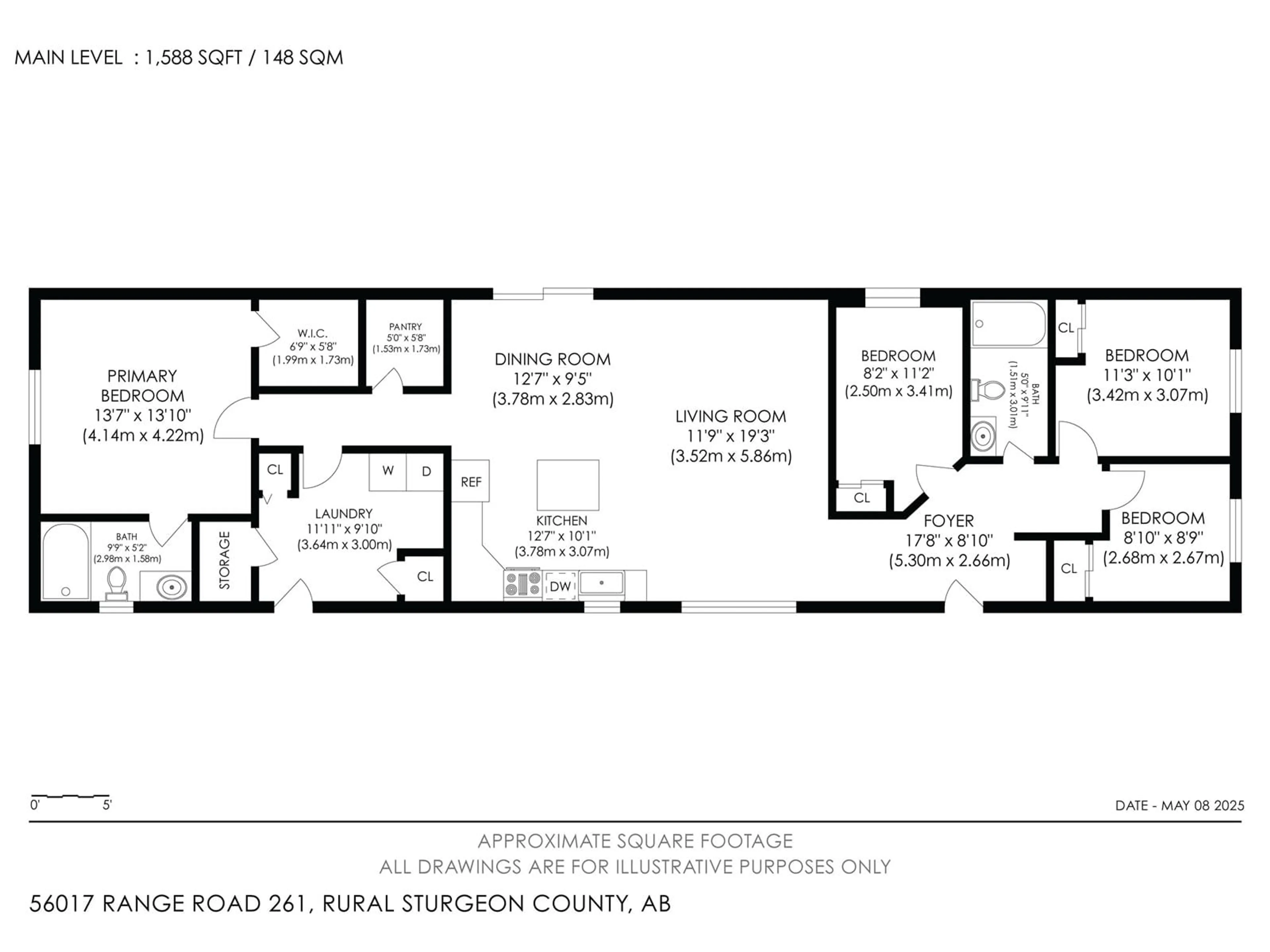 Floor plan for 56017 RGE ROAD 261, Rural Sturgeon County Alberta T8R1P4