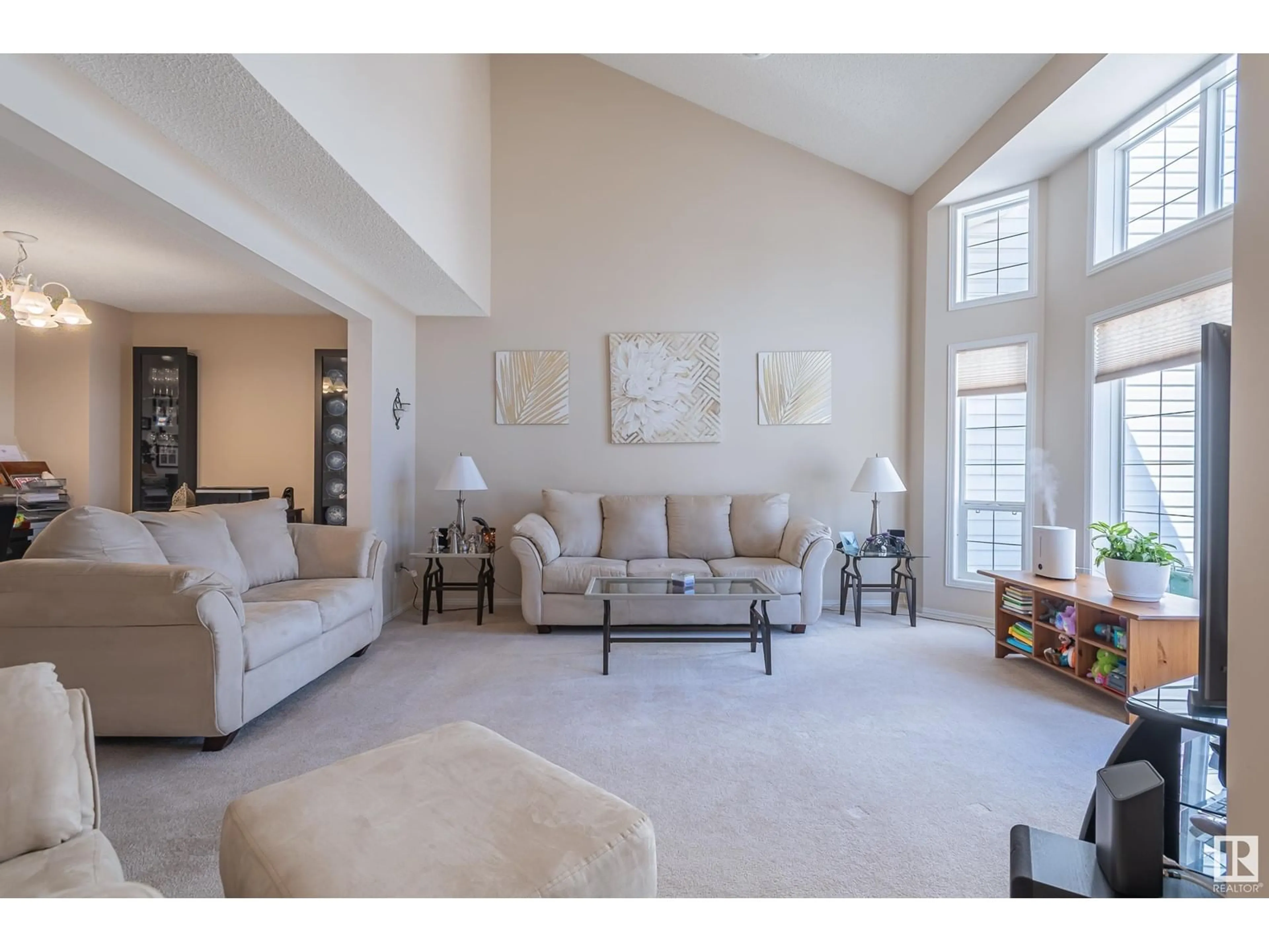 Living room with furniture, unknown for 3380 - 28 28A AV, Edmonton Alberta T6T1V4