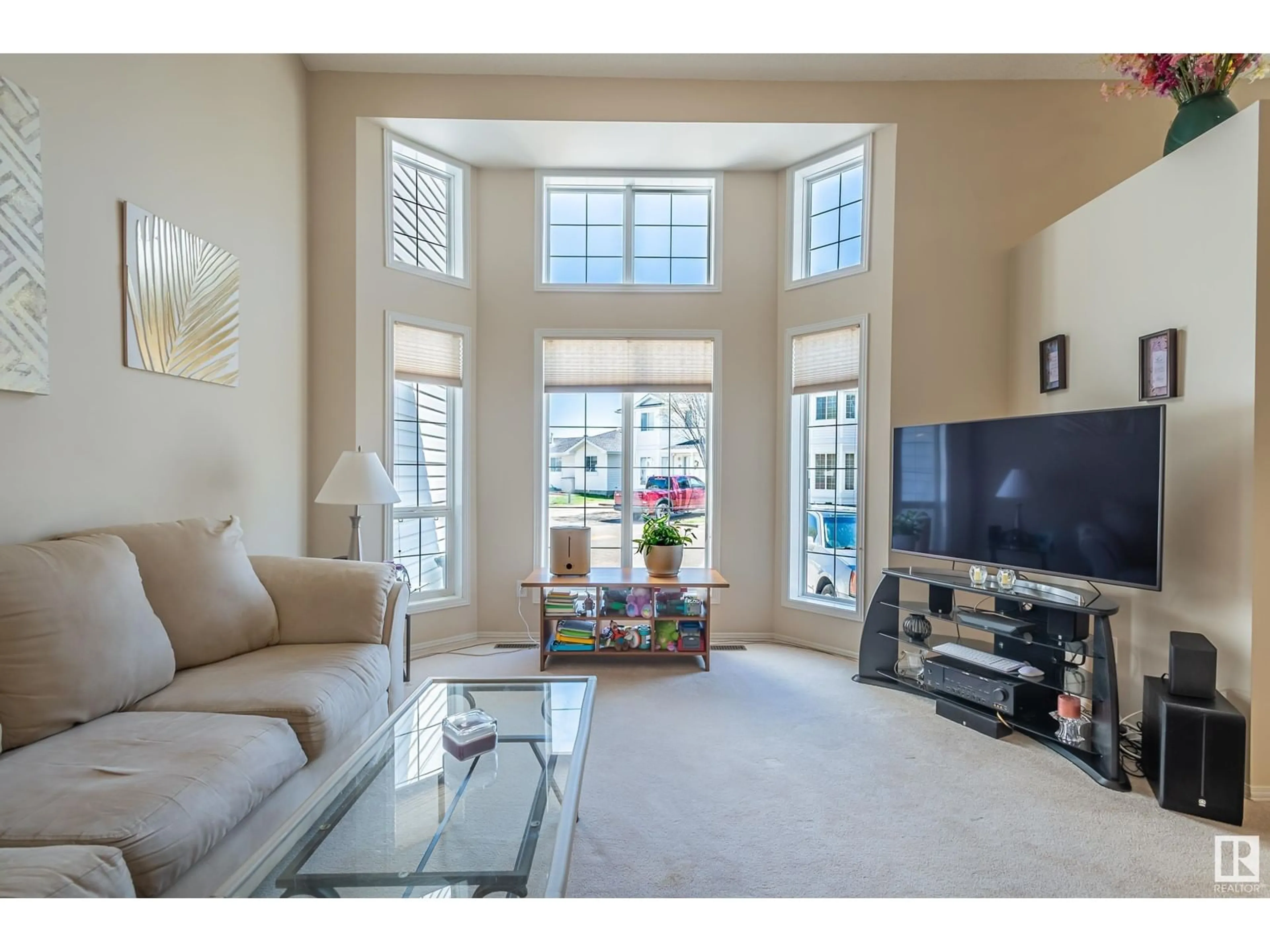 Living room with furniture, unknown for 3380 - 28 28A AV, Edmonton Alberta T6T1V4