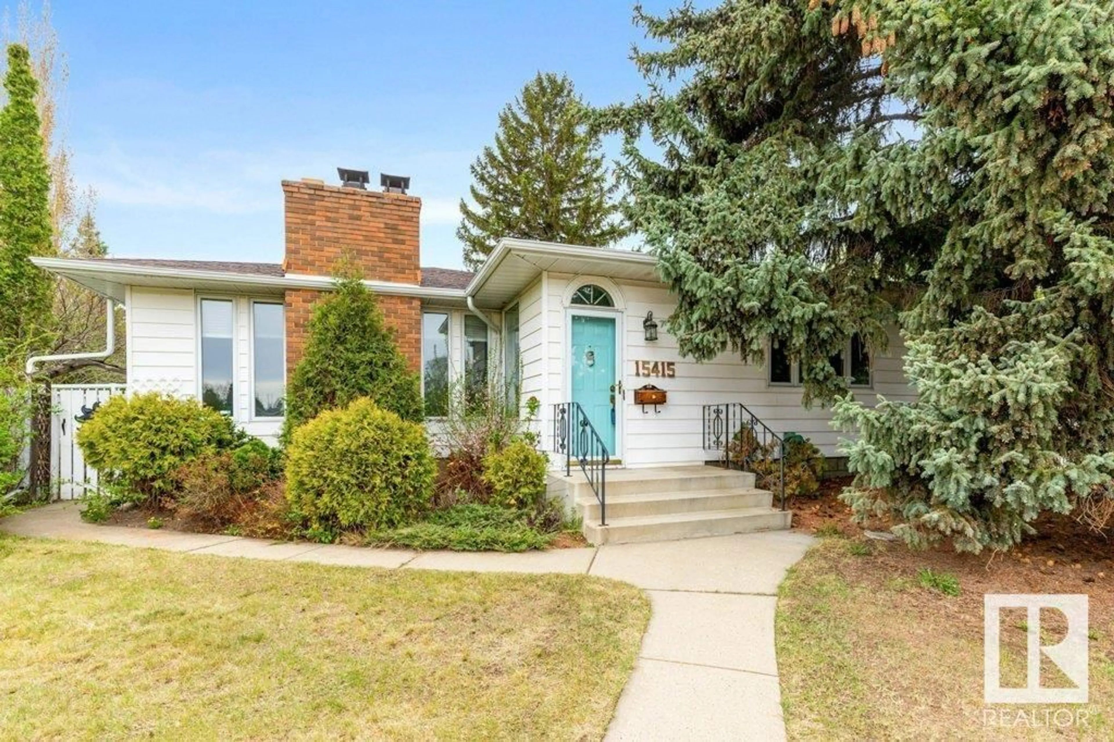 Home with brick exterior material, street for NW - 15415 80 AV, Edmonton Alberta T5R3M1
