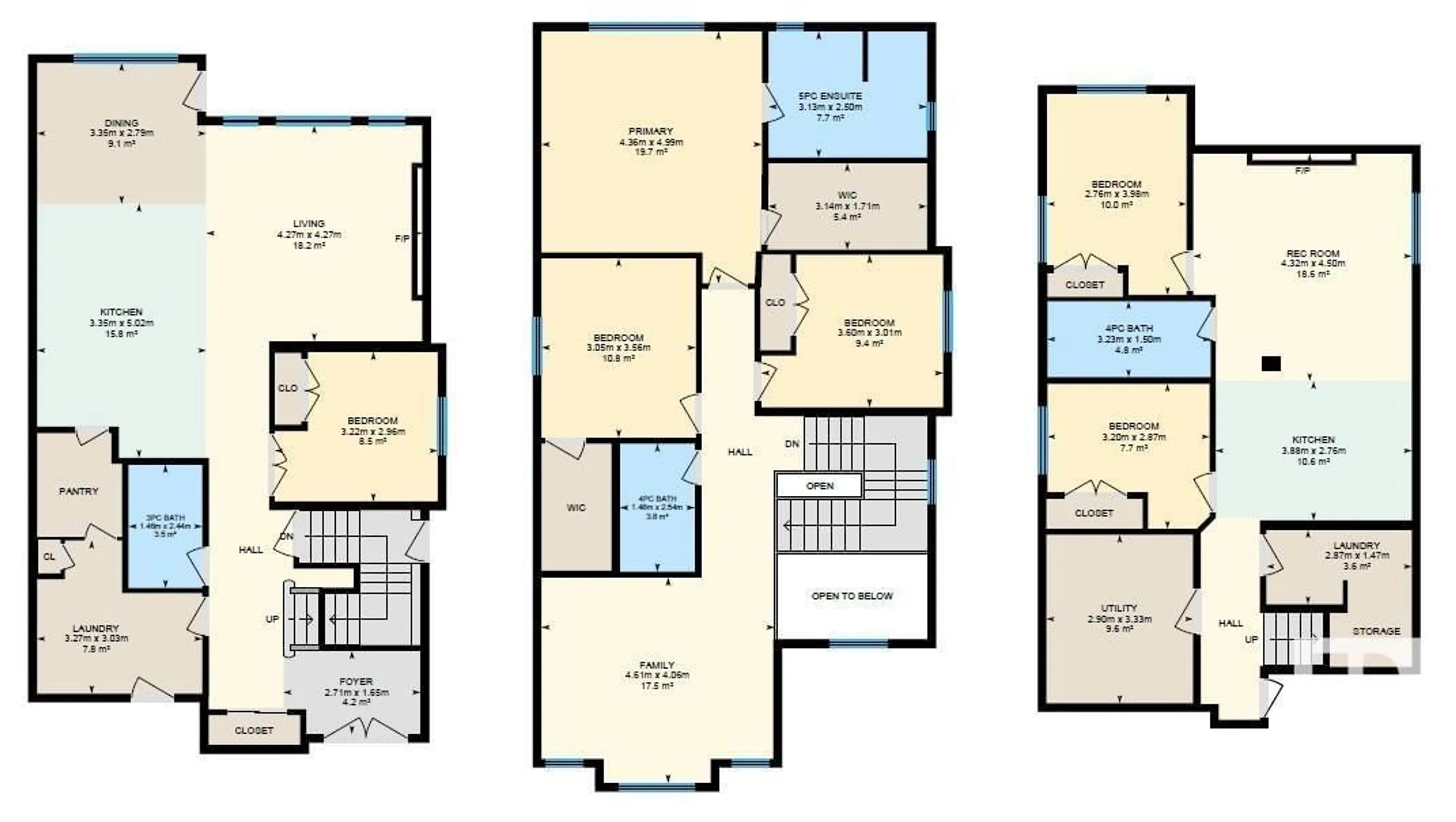 Floor plan for NW - 17203 62 ST, Edmonton Alberta T5Y3V5