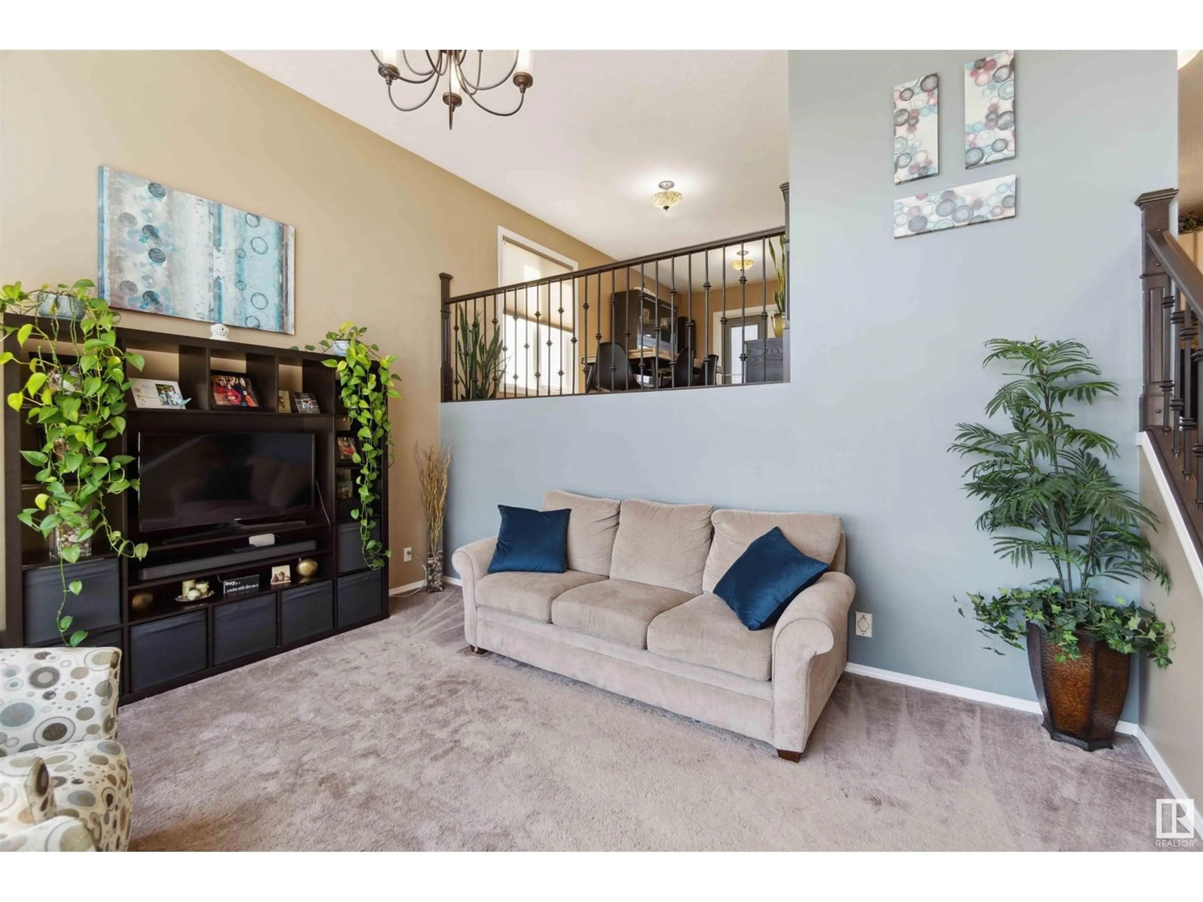 Living room with furniture, unknown for 4110 47 ST, Vegreville Alberta T9C1C1