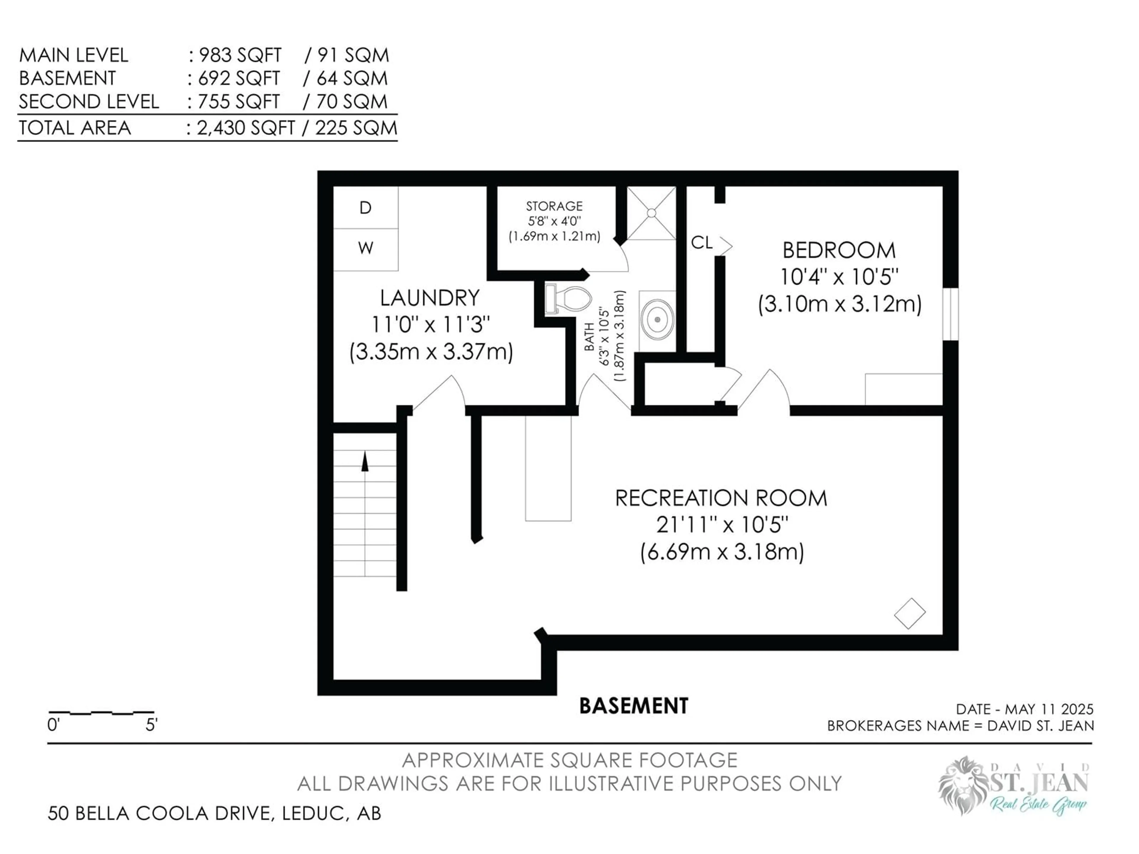 Floor plan for 50 BELLA COOLA DR, Leduc Alberta T9E4J2