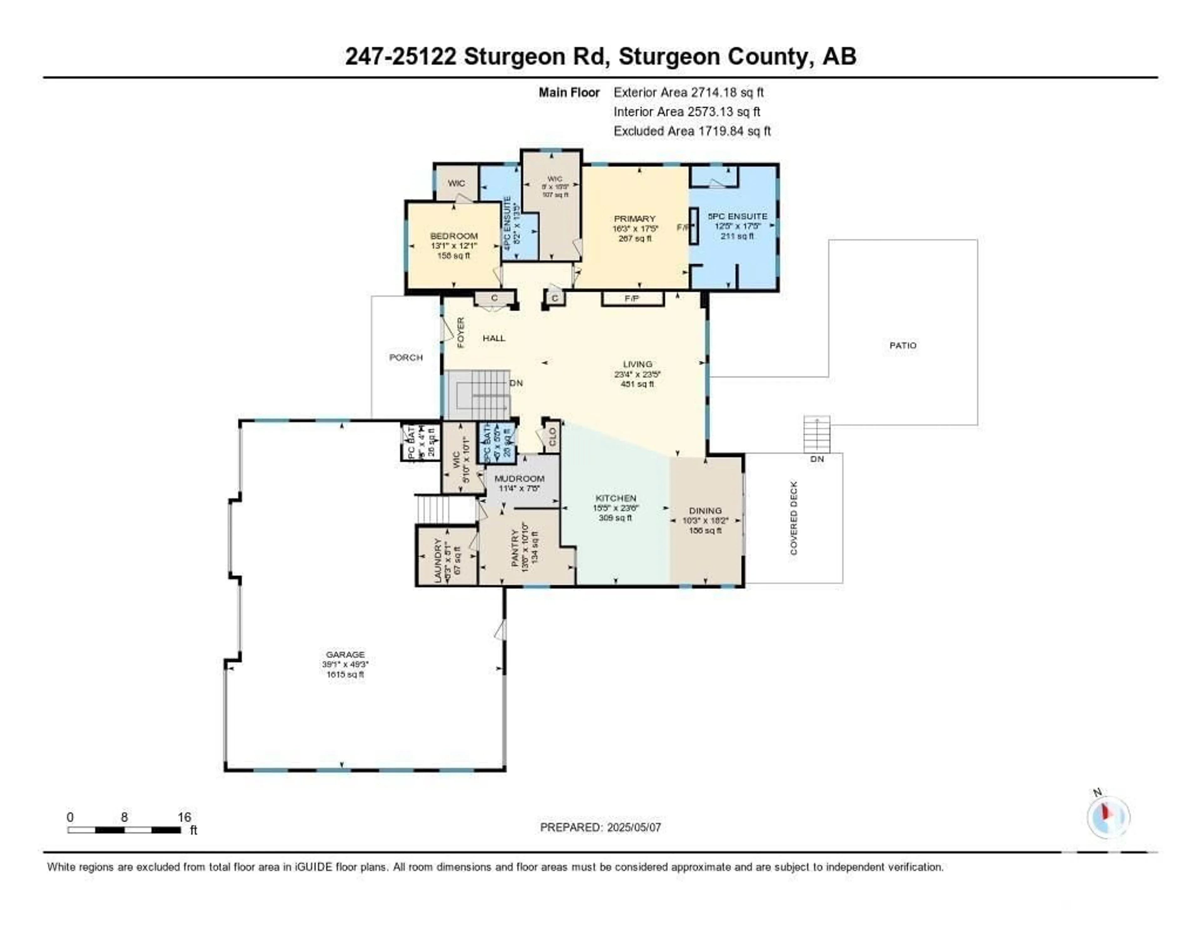 Floor plan for 25122 - 247 STURGEON RD, Rural Sturgeon County Alberta T8T1S6