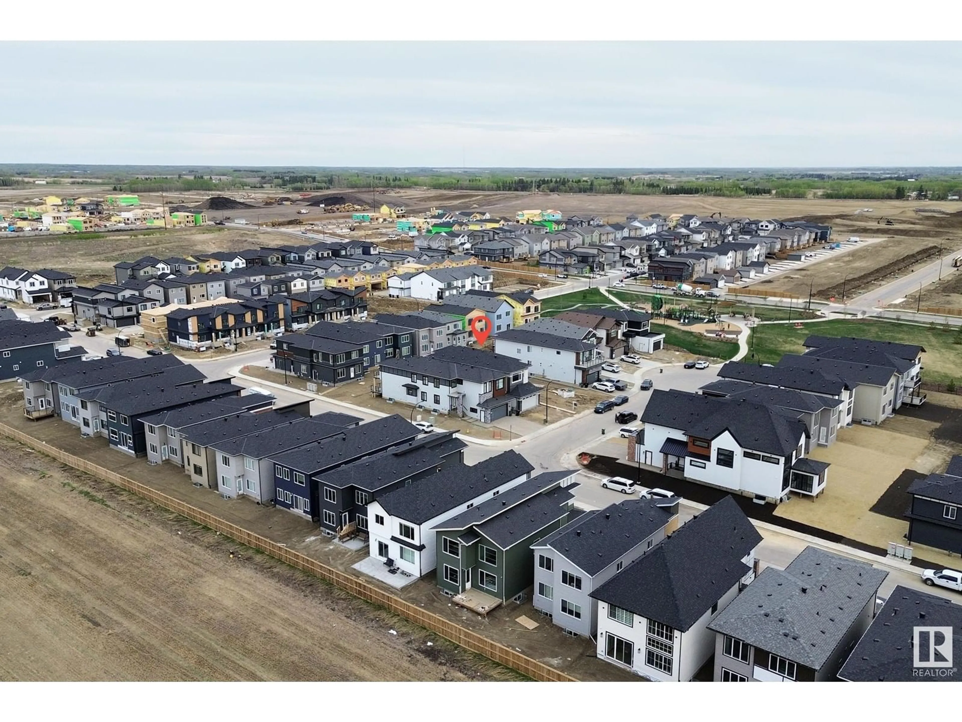 A pic from outside/outdoor area/front of a property/back of a property/a pic from drone, street for 109 29A ST, Edmonton Alberta T6X3E1
