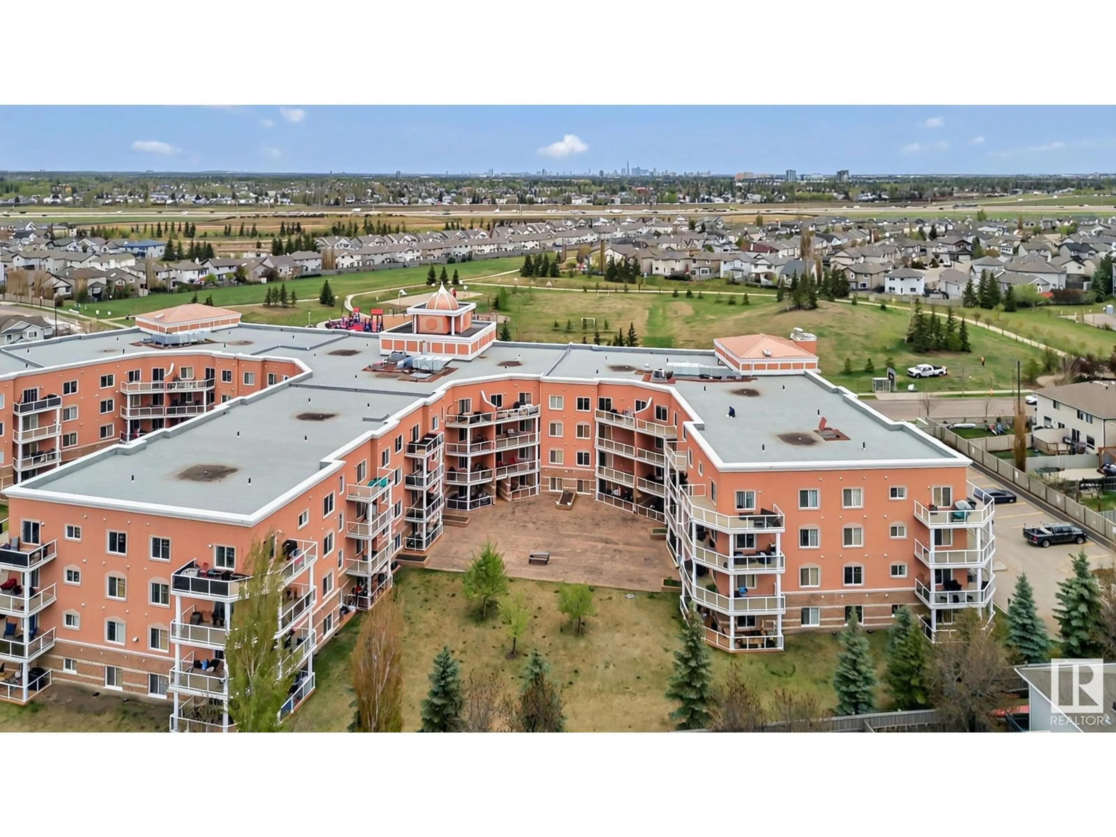 A pic from outside/outdoor area/front of a property/back of a property/a pic from drone, unknown for #104 - 263 MACEWAN RD, Edmonton Alberta T6W0C4