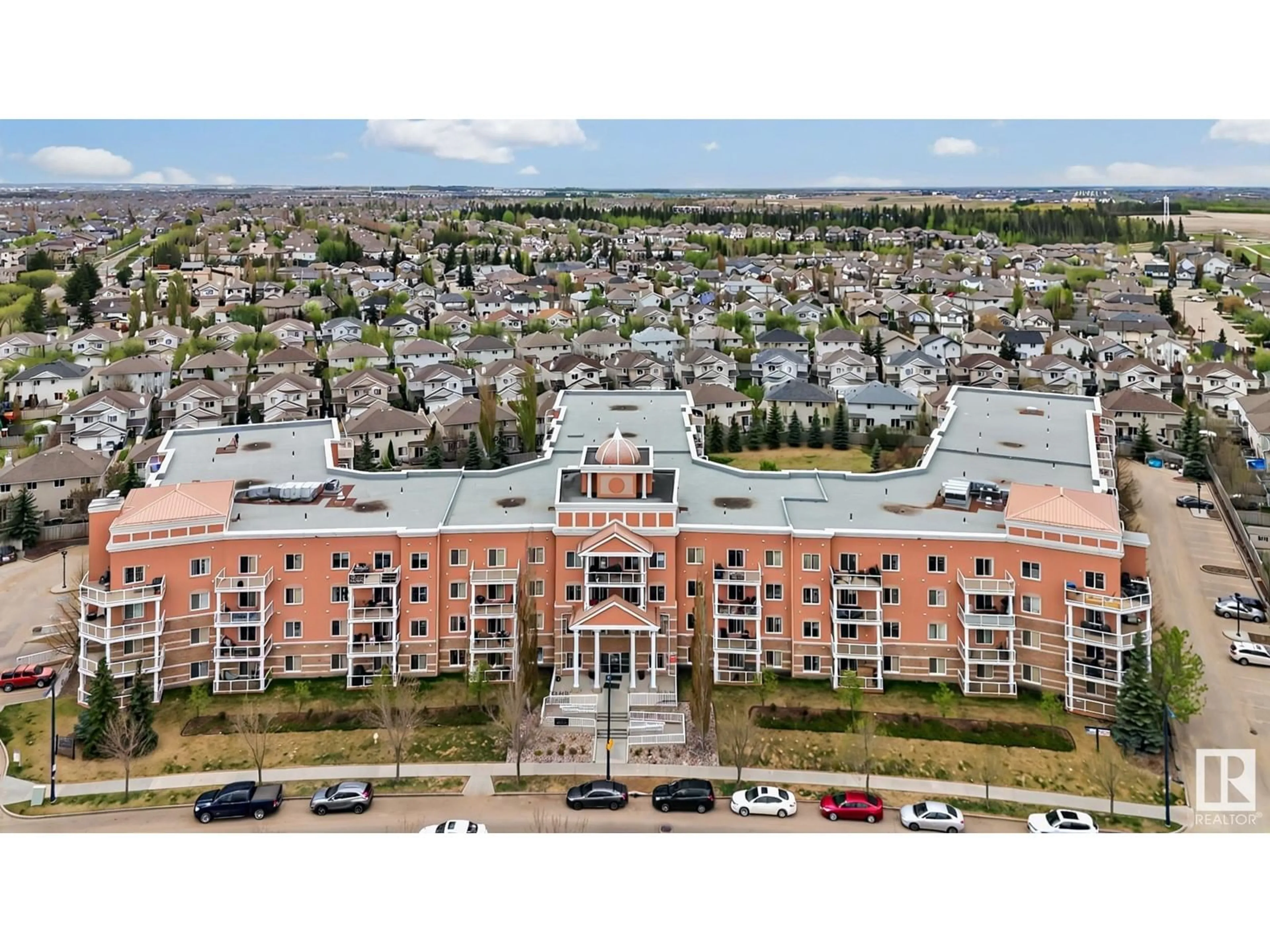 A pic from outside/outdoor area/front of a property/back of a property/a pic from drone, unknown for #104 - 263 MACEWAN RD, Edmonton Alberta T6W0C4