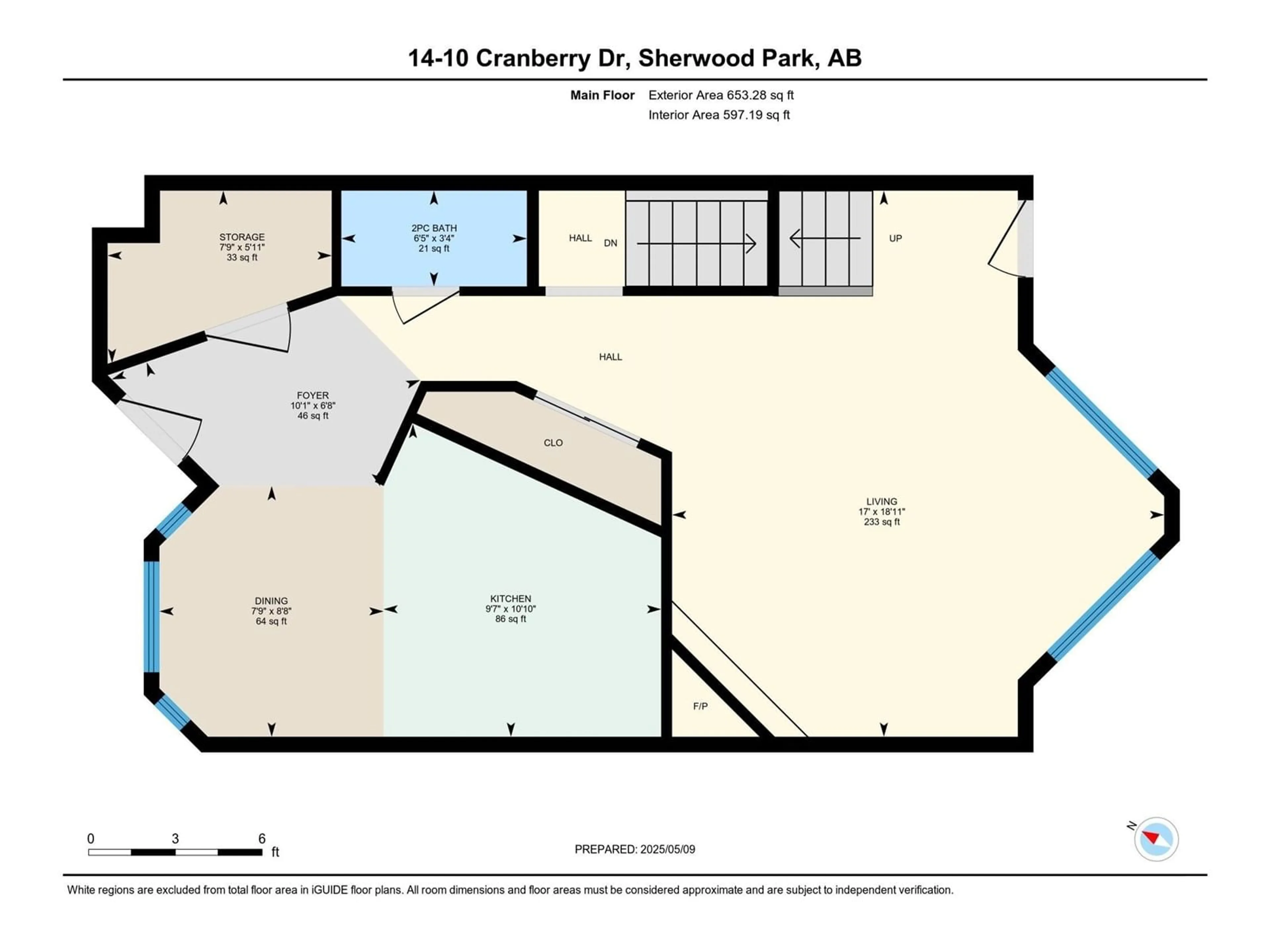 Floor plan for #14 - 10 CRANBERRY DR, Sherwood Park Alberta T8H2A1