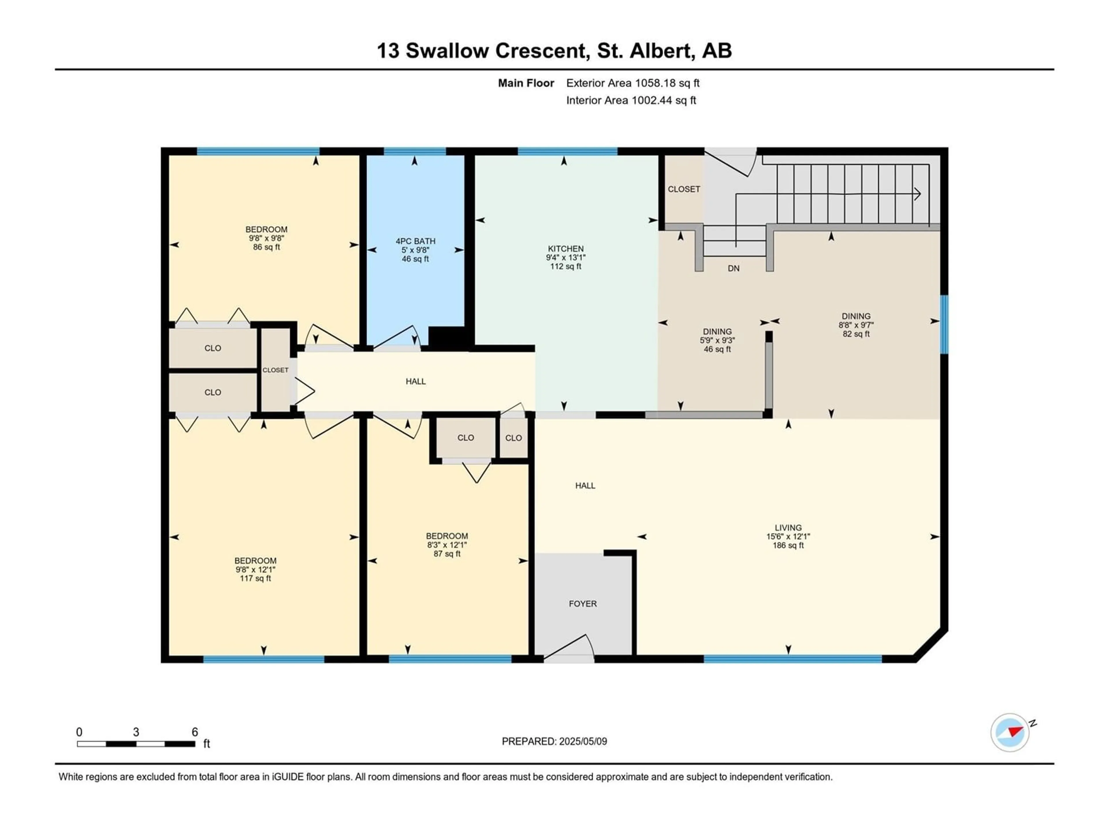 Floor plan for 13 SWALLOW CR, St. Albert Alberta T8N0K6