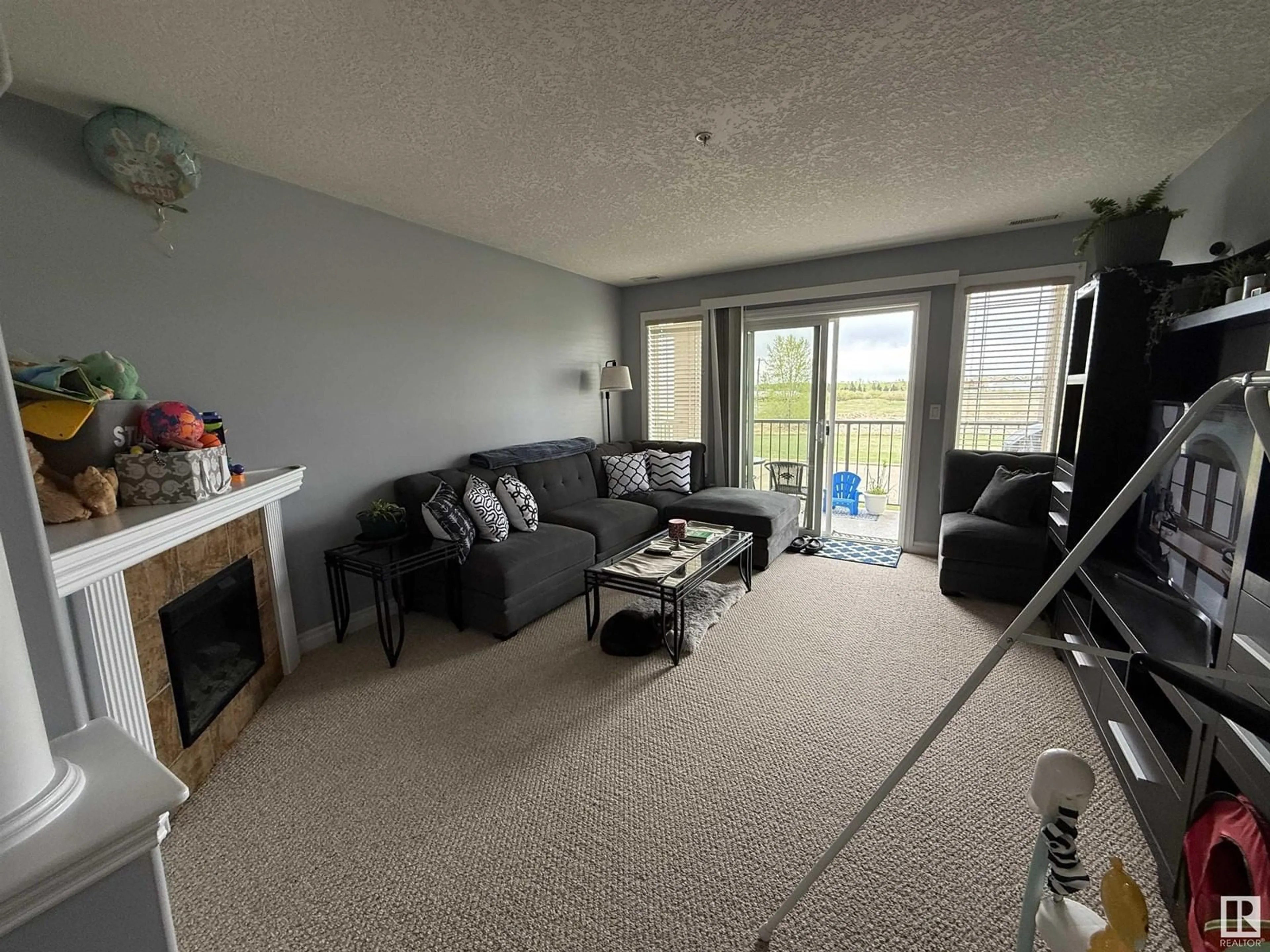 Living room with furniture, unknown for 210 - 5204 52 AV, Tofield Alberta T0B4J0