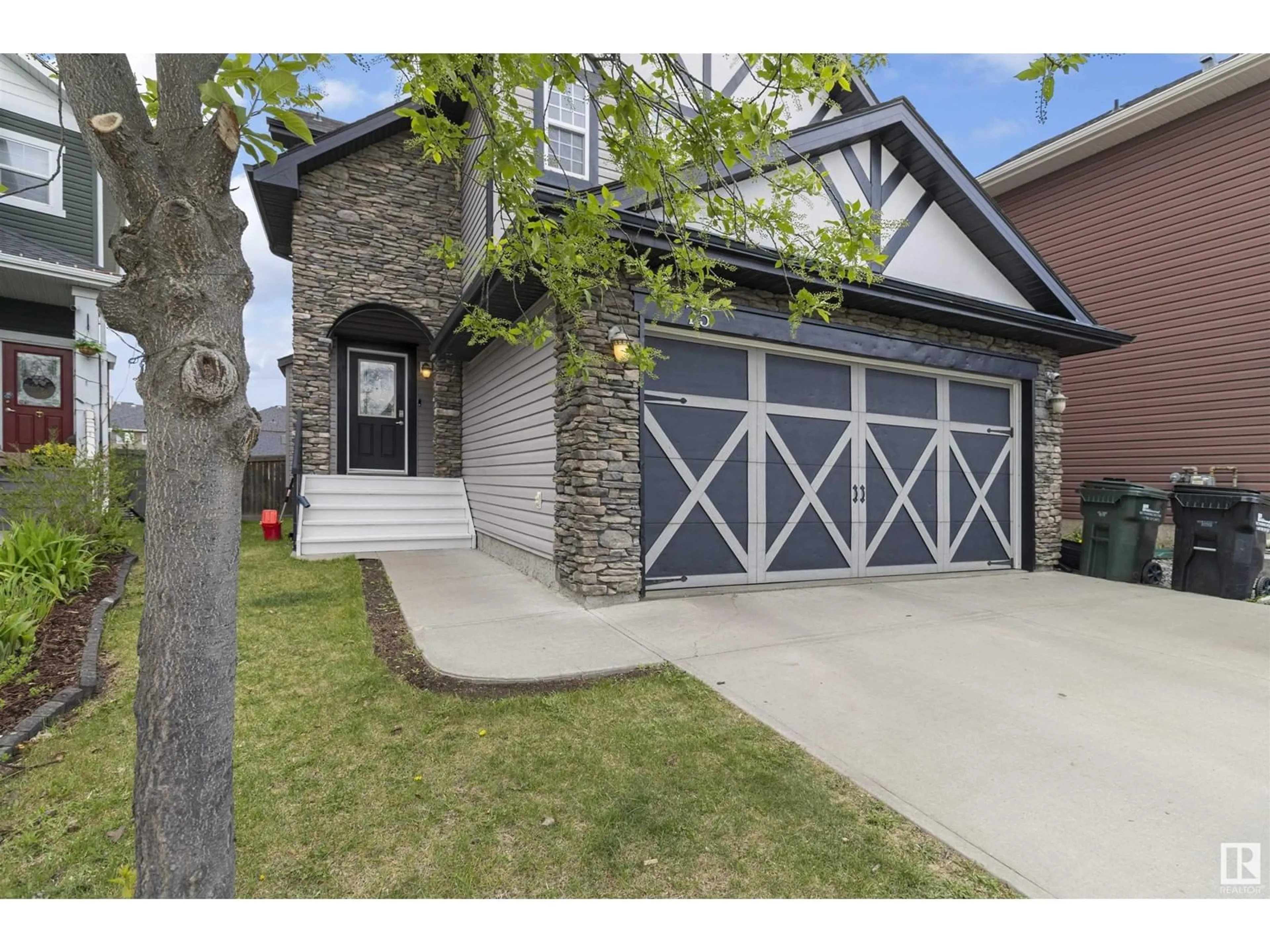 Home with brick exterior material, street for 75 APPLETON CR, Sherwood Park Alberta T8H0A4