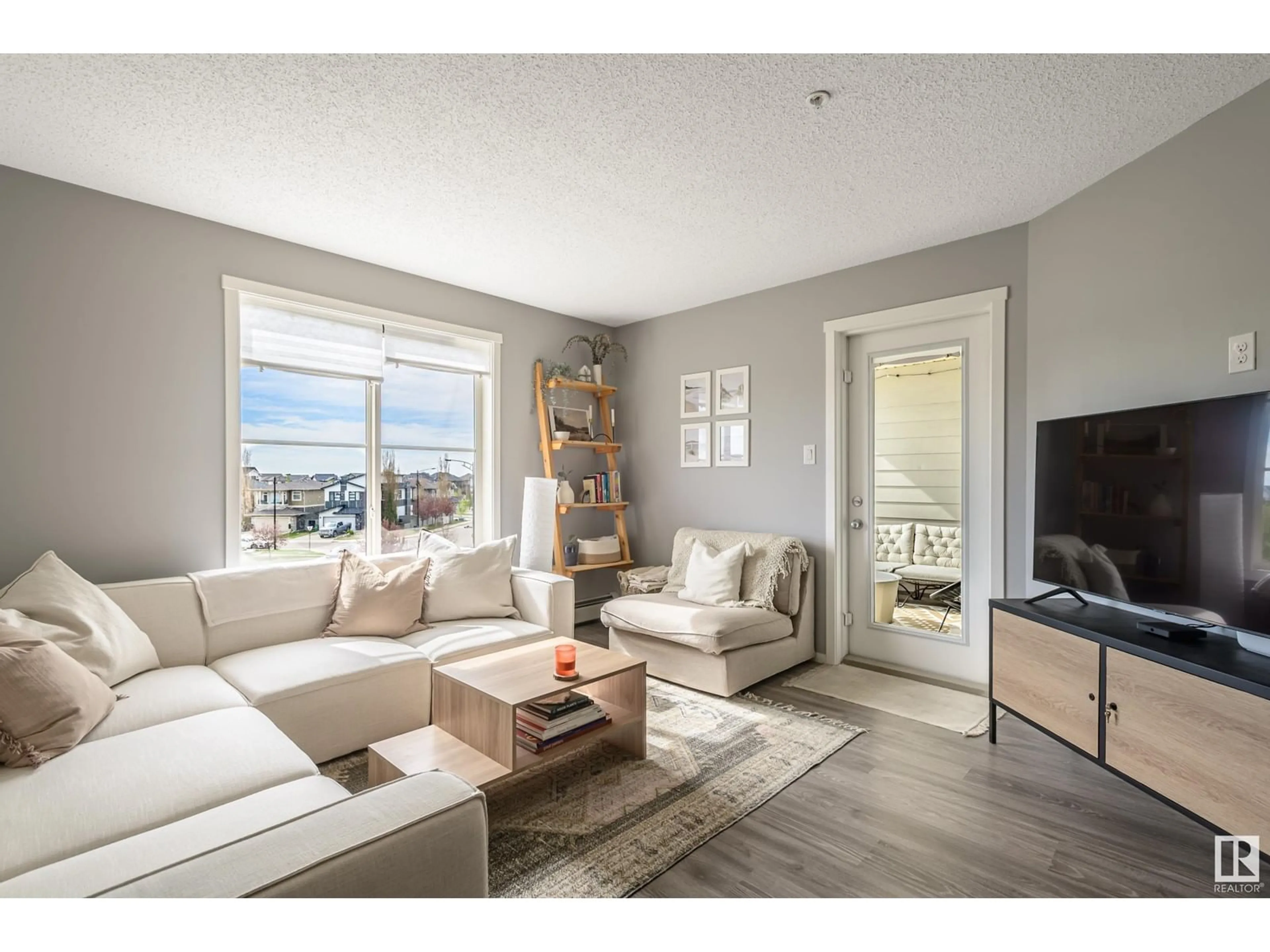Living room with furniture, unknown for 313 18122 77 ST NW, Edmonton Alberta T5Z0N7