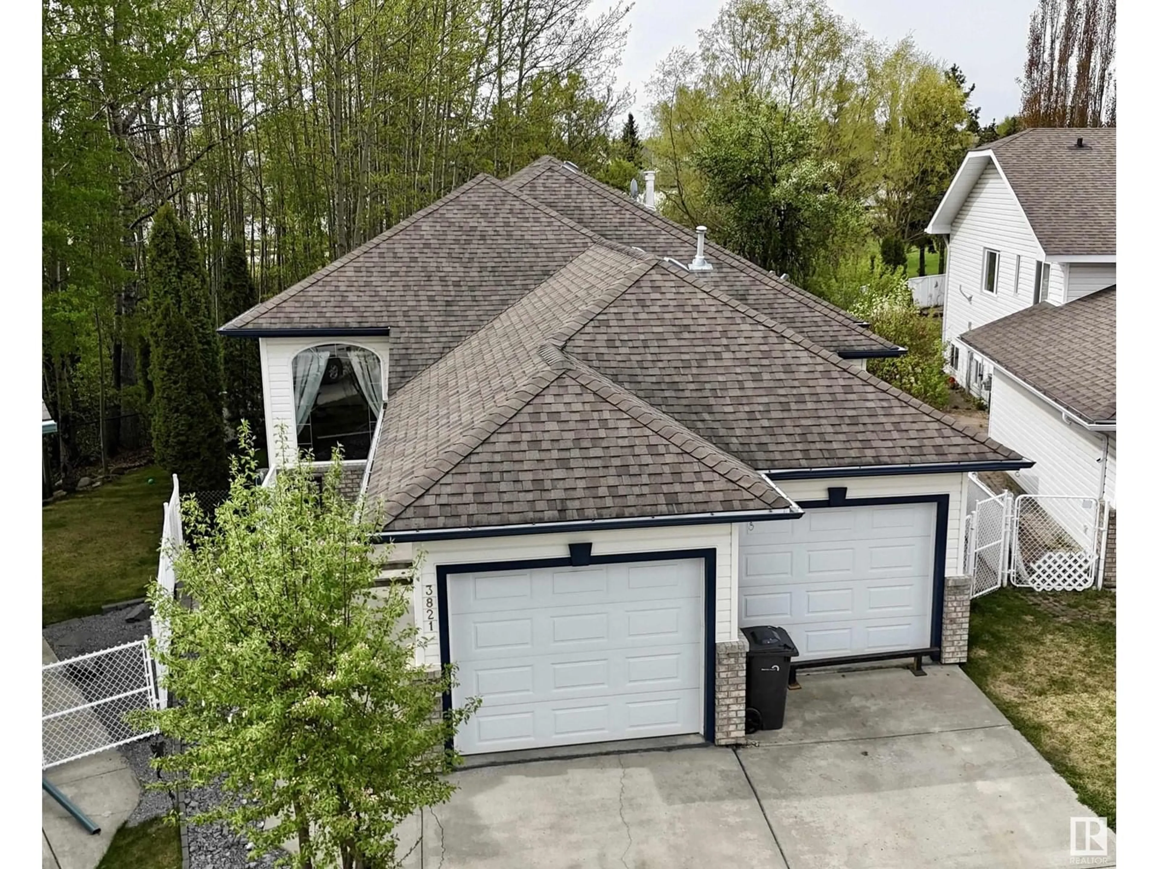 A pic from outside/outdoor area/front of a property/back of a property/a pic from drone, street for 3821 51 AV, Drayton Valley Alberta T7A1T7