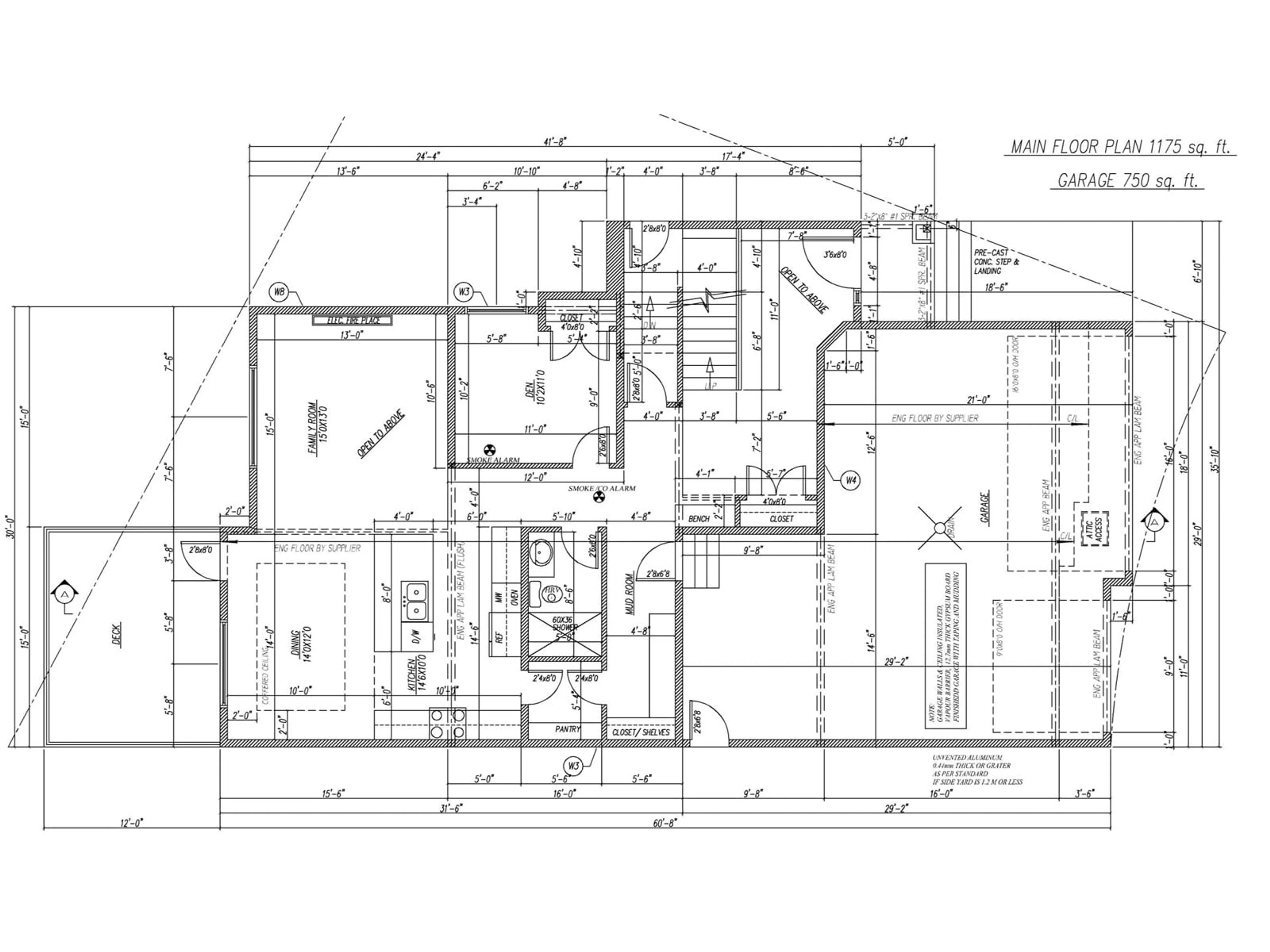 Floor plan for 61 HULL WD, Spruce Grove Alberta T7X0X5