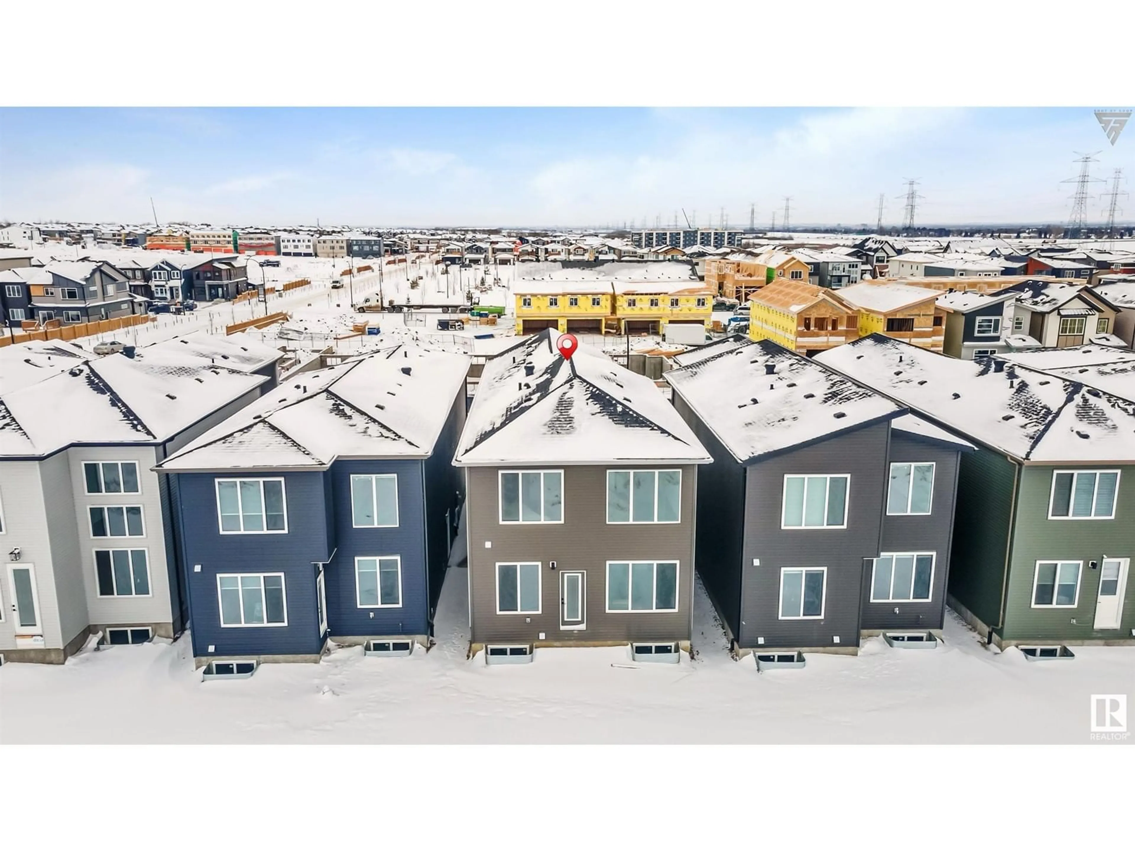 A pic from outside/outdoor area/front of a property/back of a property/a pic from drone, unknown for SW - 211 28 ST, Edmonton Alberta T6X2W4