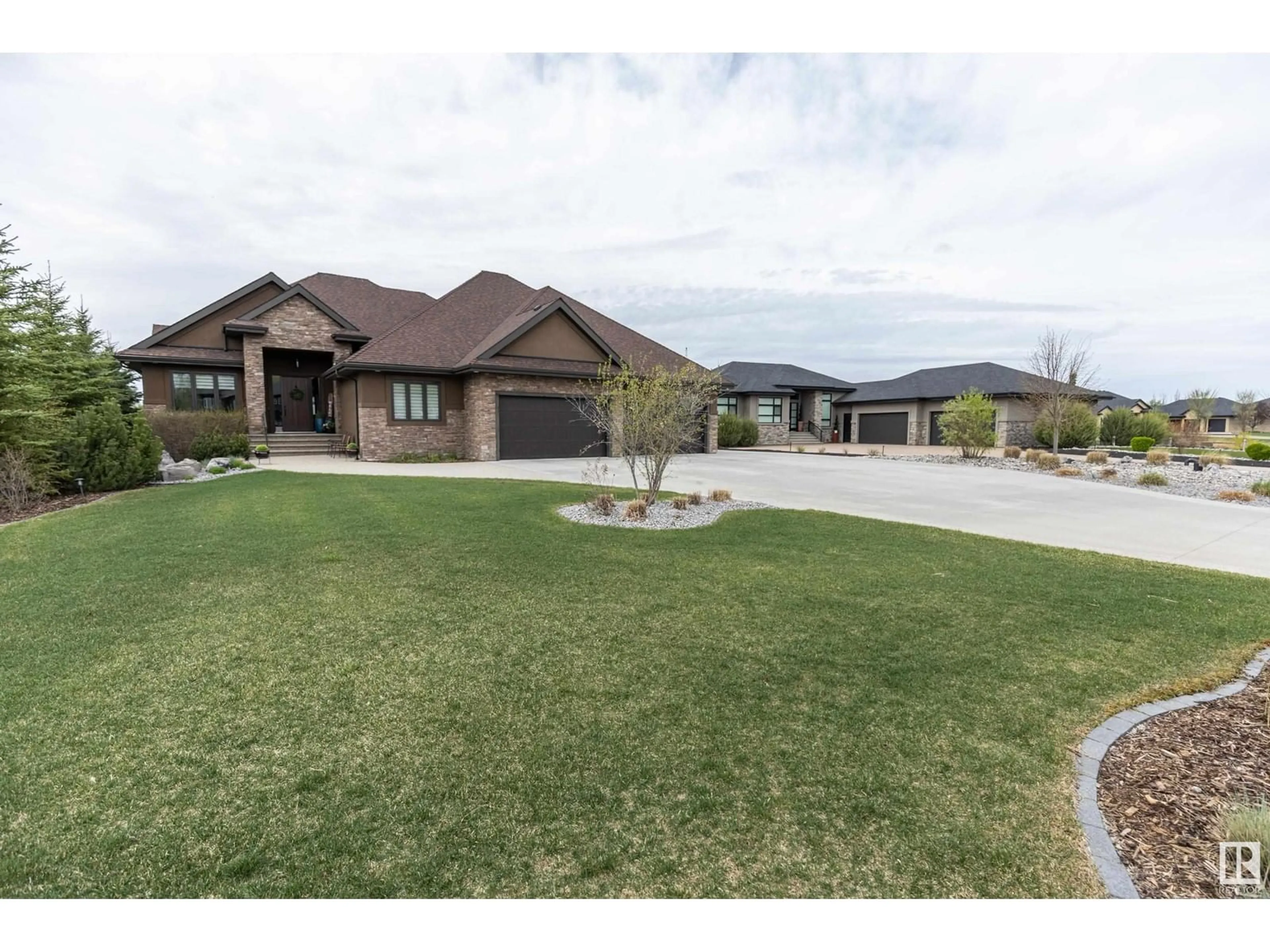 A pic from outside/outdoor area/front of a property/back of a property/a pic from drone, street for 52367 - 272 RGE ROAD 223, Rural Strathcona County Alberta T8C1B1